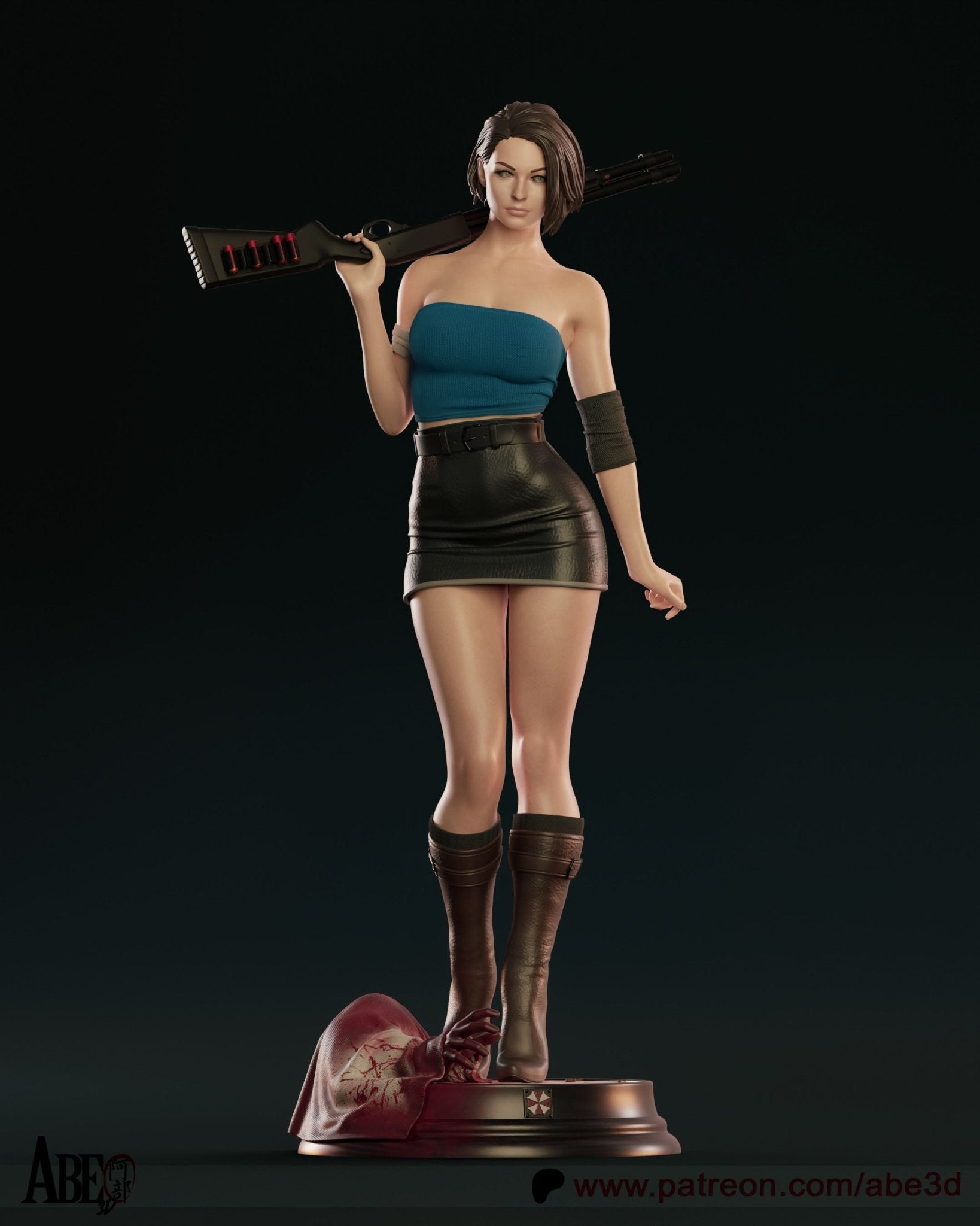 Jill Valentine - Abe3D= - Dark Forge Arts