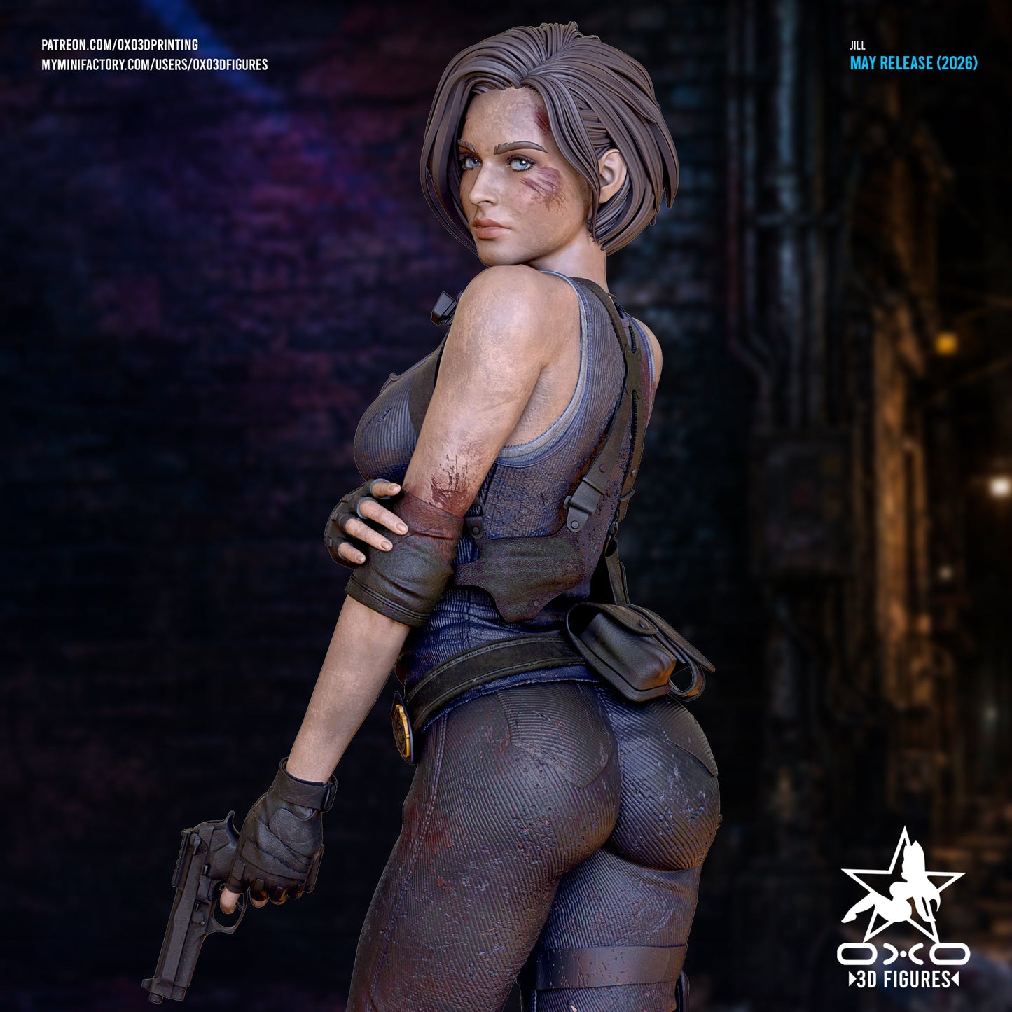 Jill Valentine - OXO3D - Dark Forge Arts