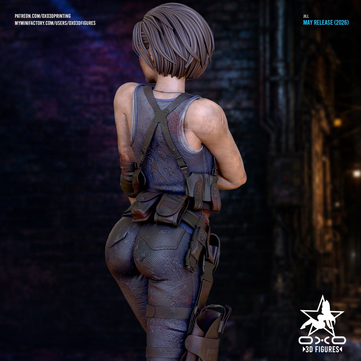 Jill Valentine - OXO3D - Dark Forge Arts