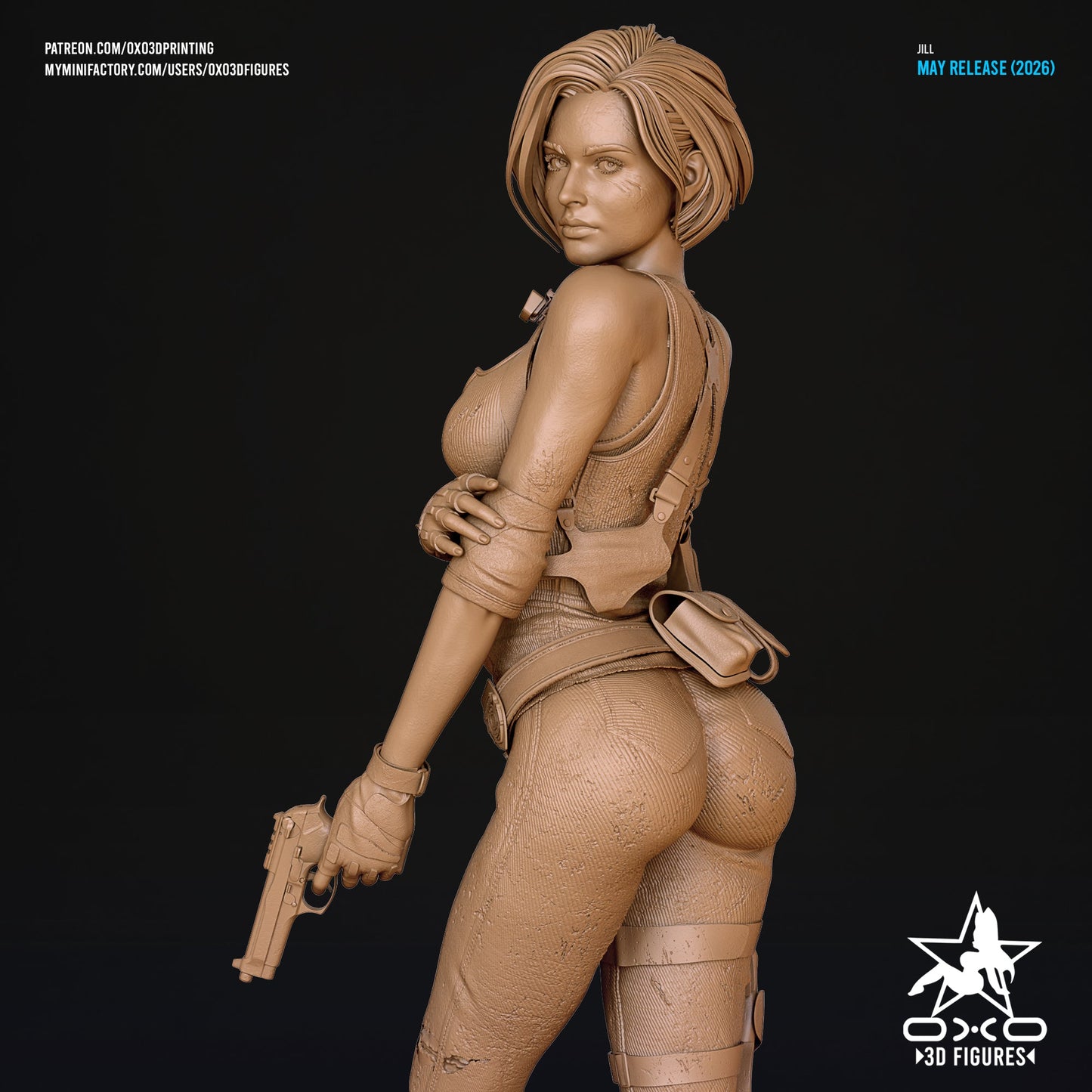 Jill Valentine - OXO3D - Dark Forge Arts