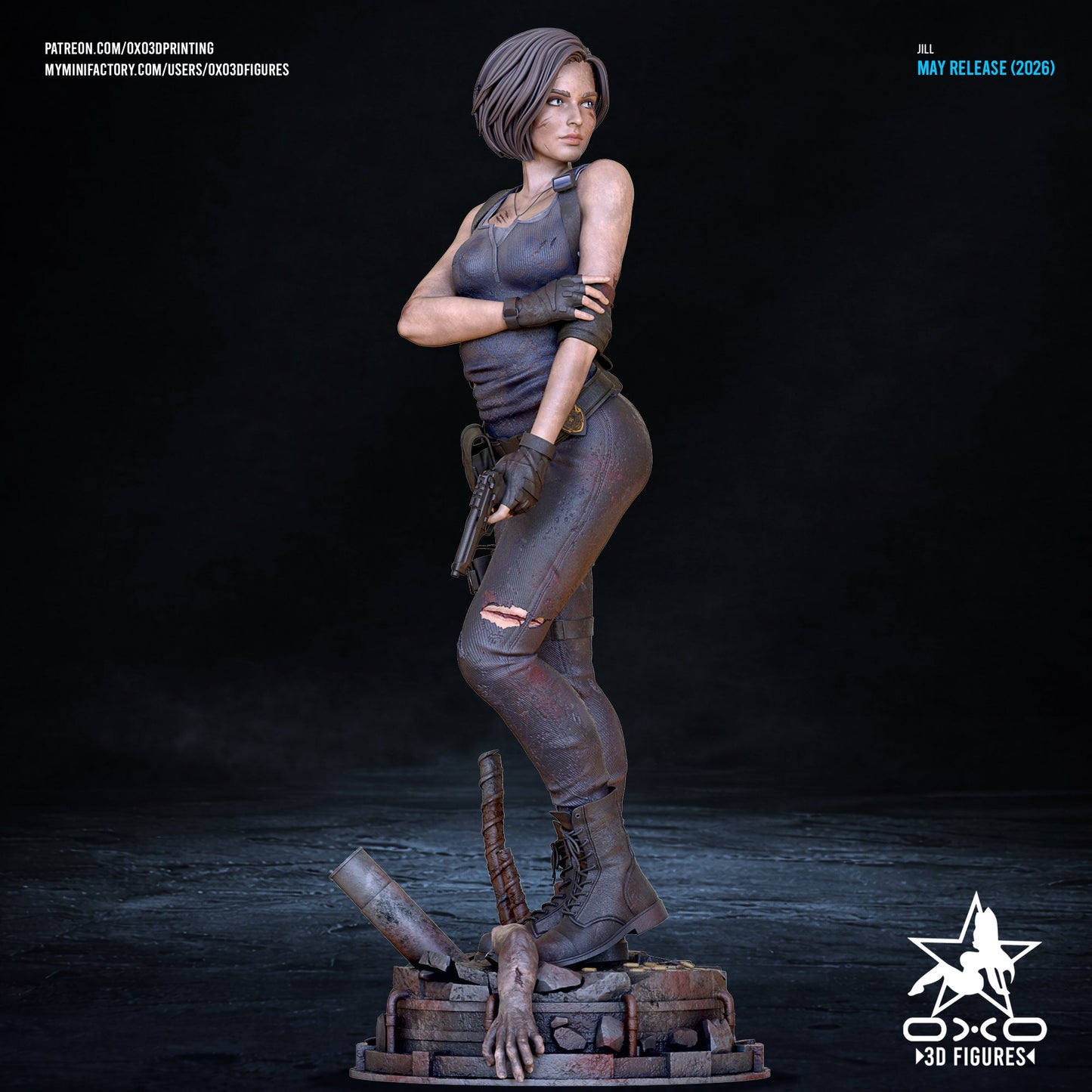 Jill Valentine - OXO3D - Dark Forge Arts