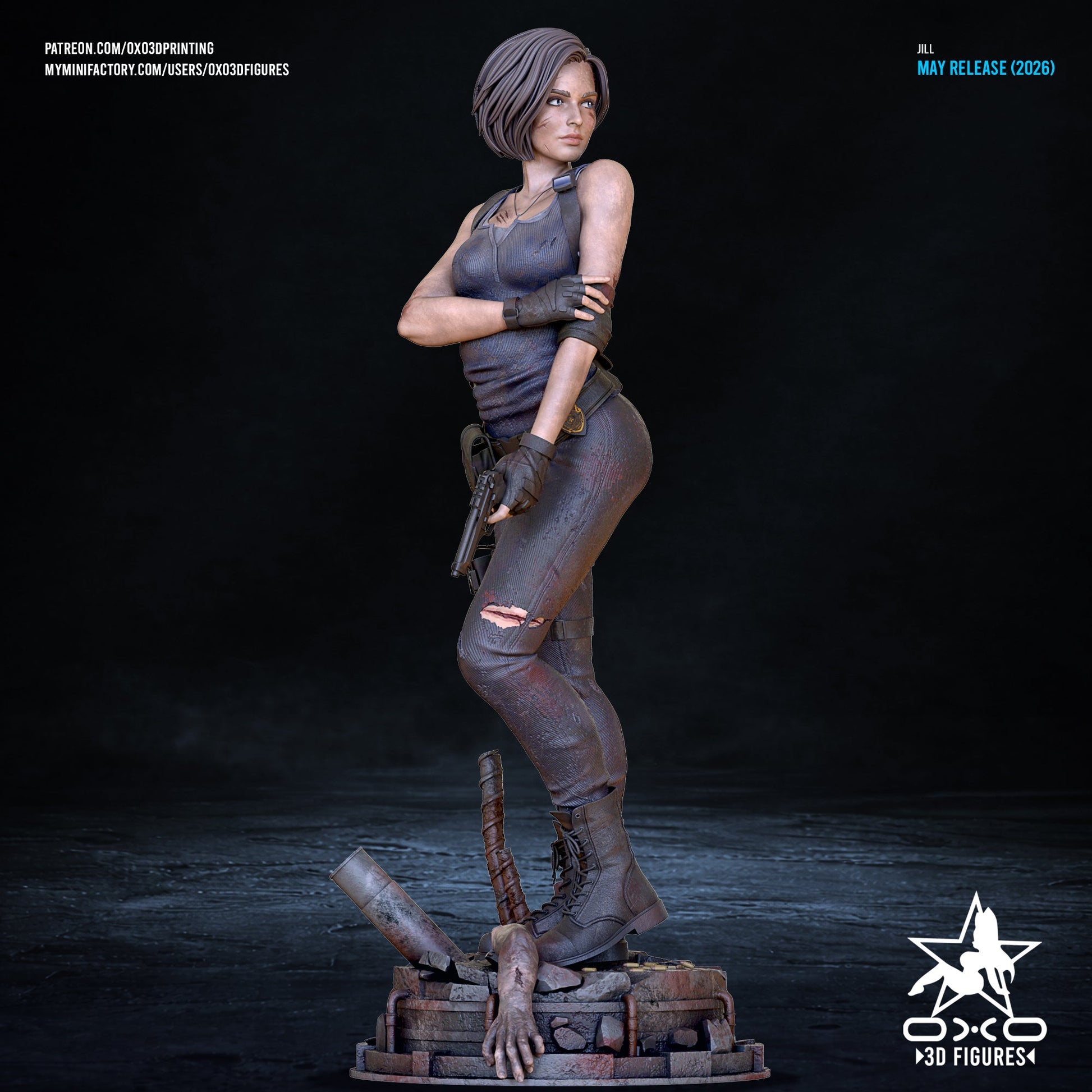 Jill Valentine - OXO3D - Dark Forge Arts