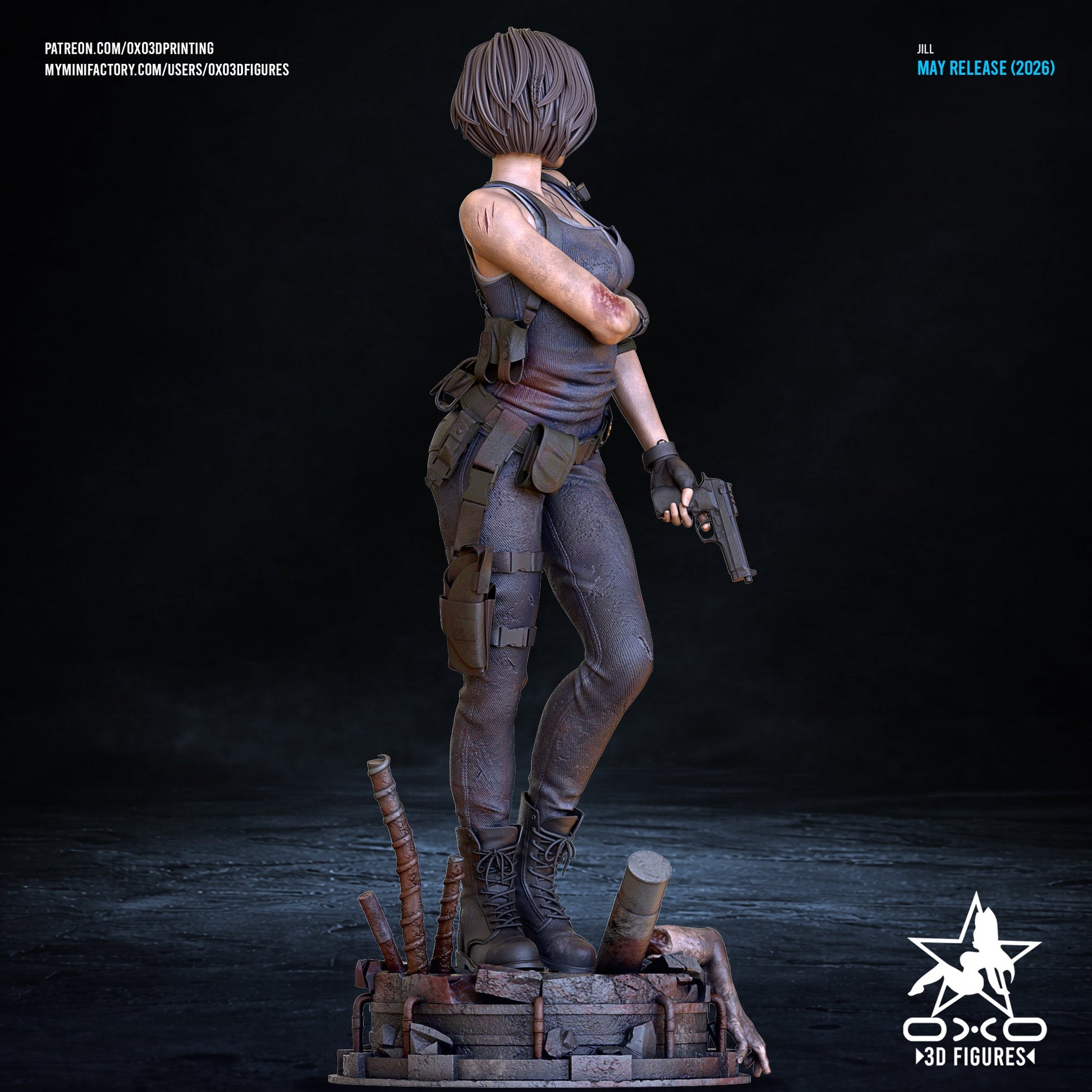 Jill Valentine - OXO3D - Dark Forge Arts
