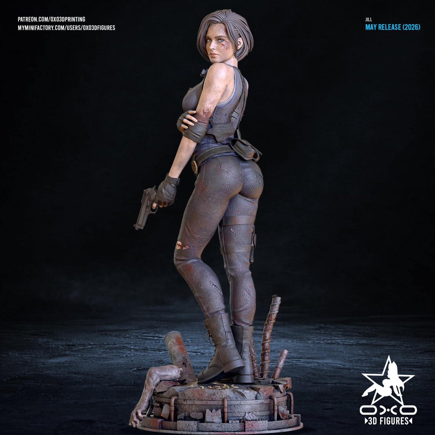 Jill Valentine - OXO3D - Dark Forge Arts