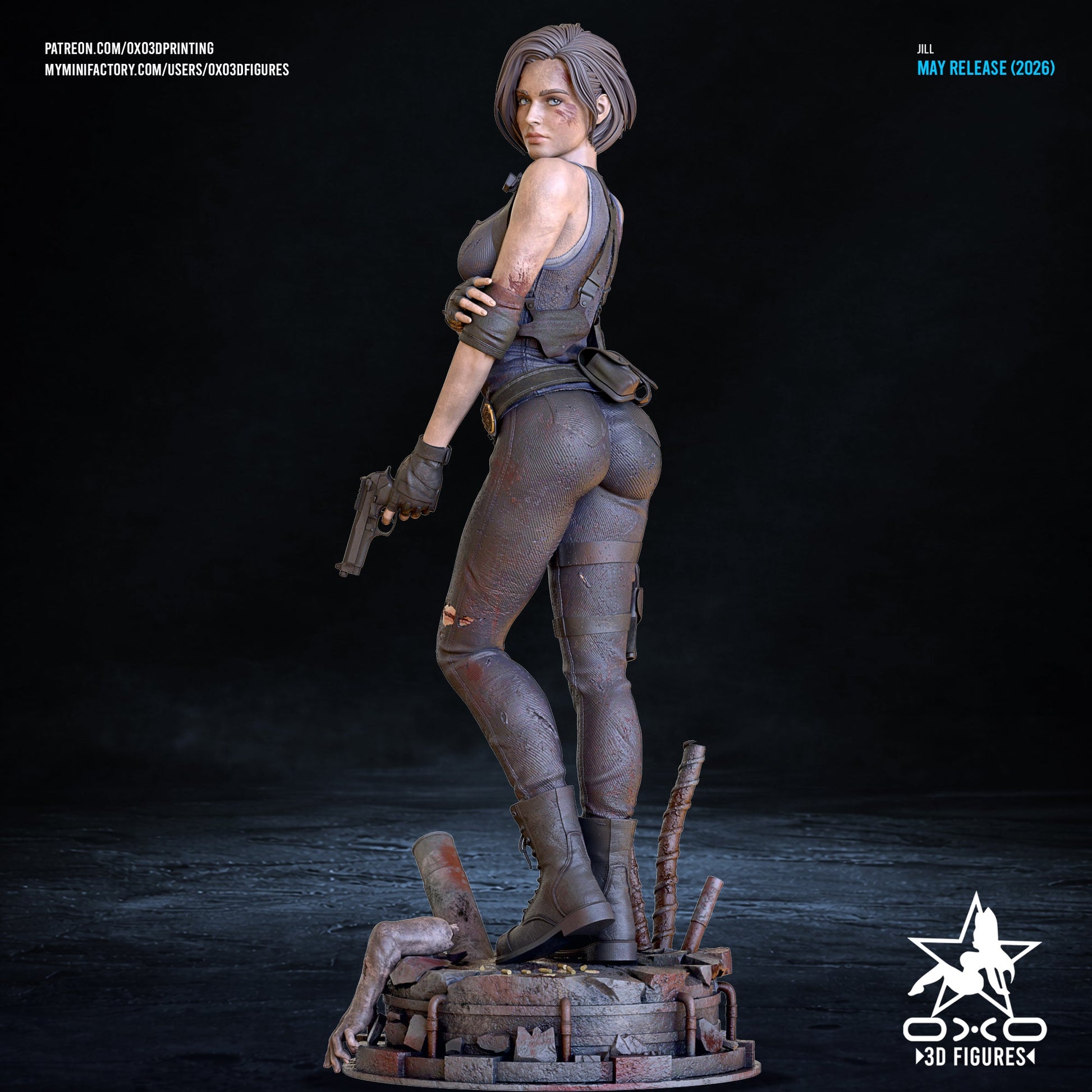 Jill Valentine - OXO3D - Dark Forge Arts