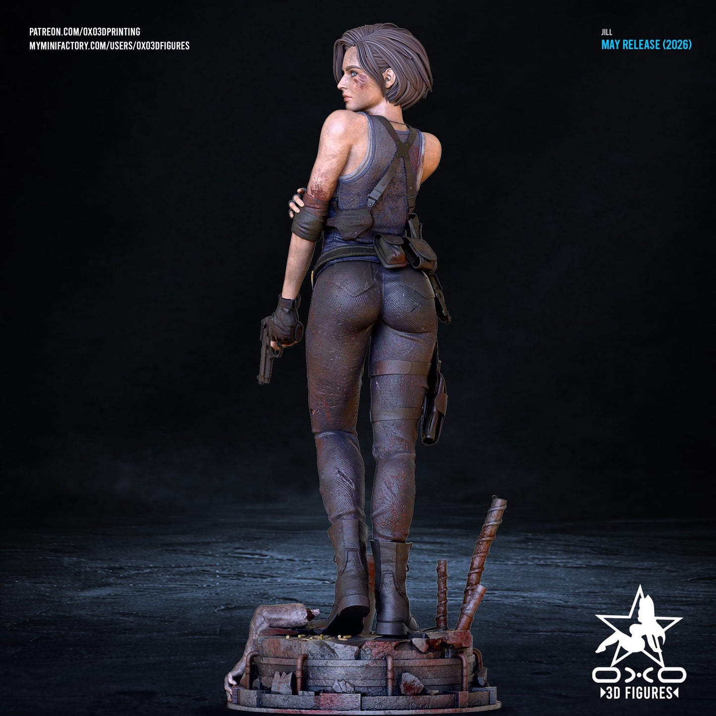 Jill Valentine - OXO3D - Dark Forge Arts
