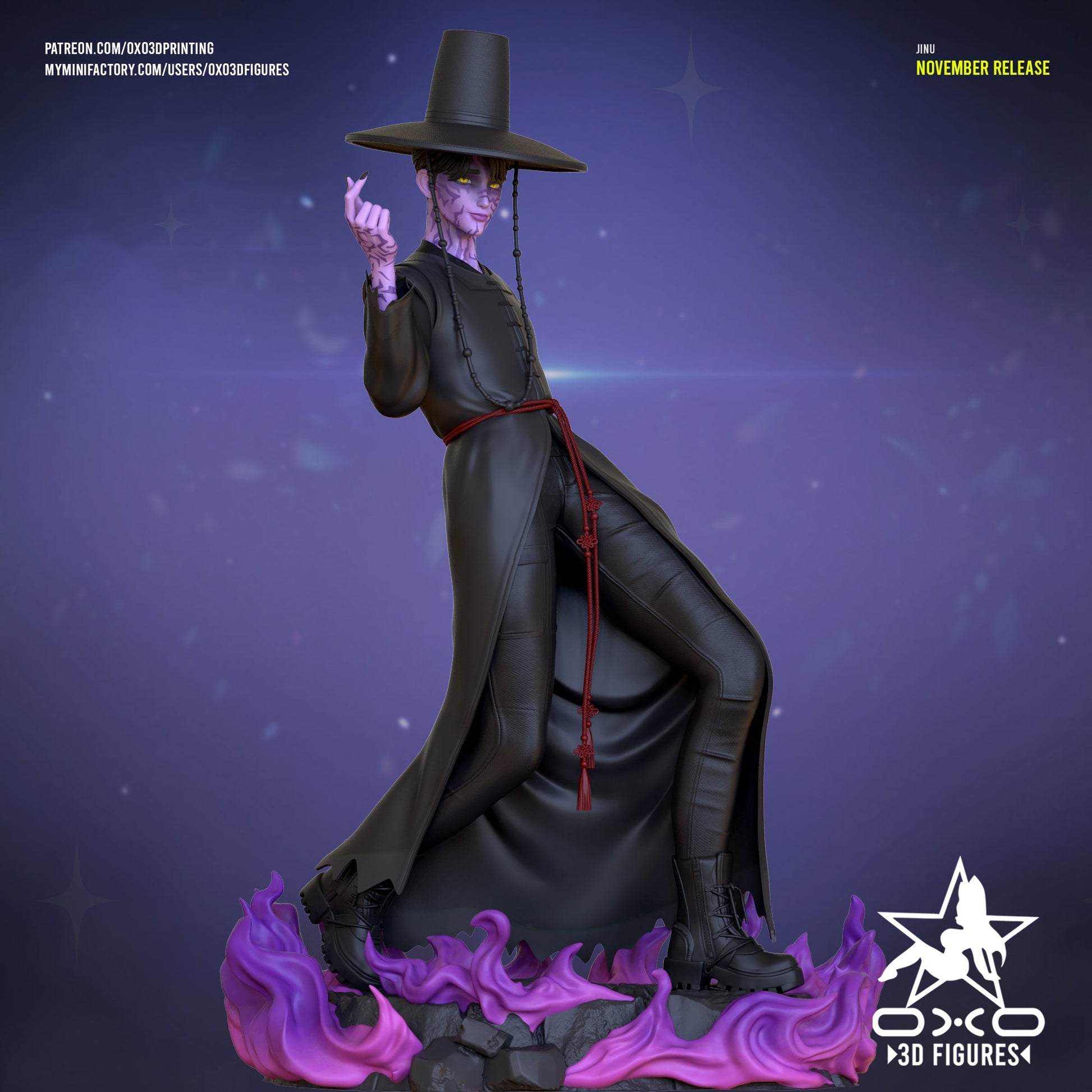 Jinu Saja - OXO3D - Dark Forge Arts