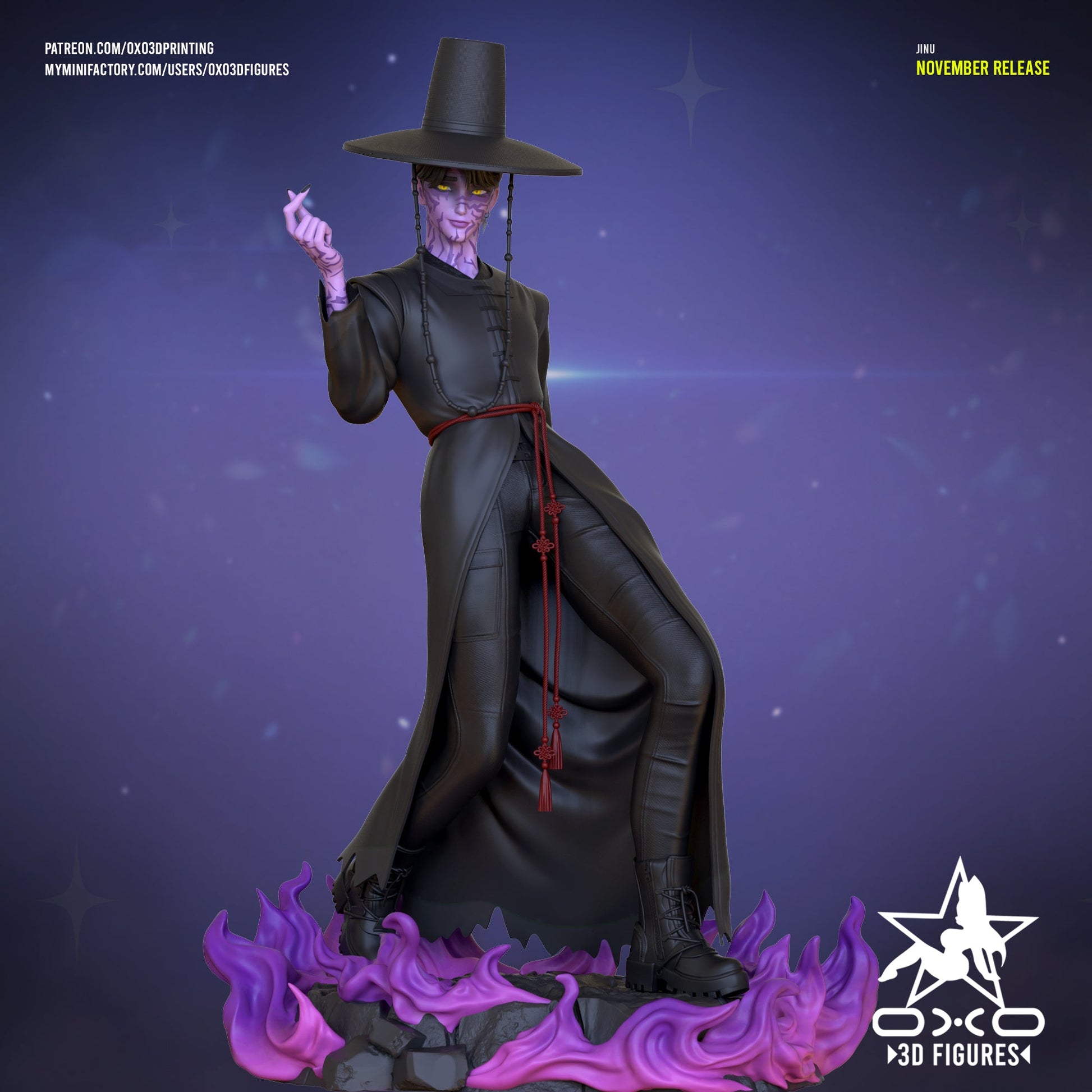 Jinu Saja - OXO3D - Dark Forge Arts