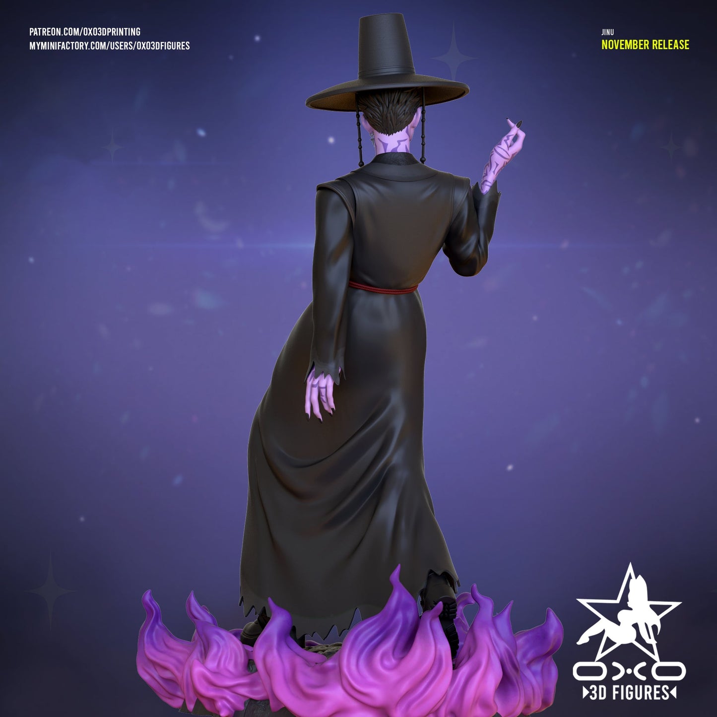 Jinu Saja - OXO3D - Dark Forge Arts