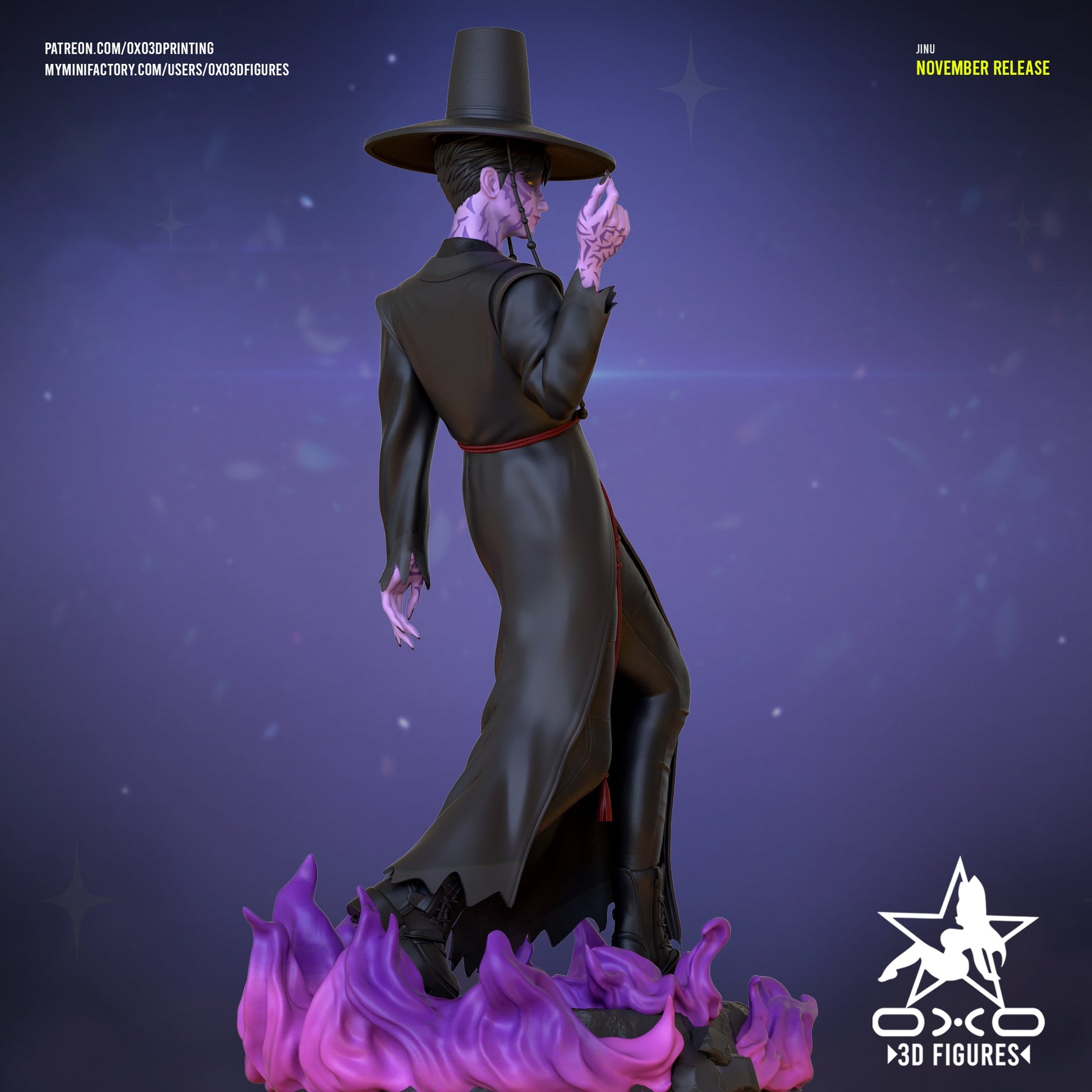 Jinu Saja - OXO3D - Dark Forge Arts