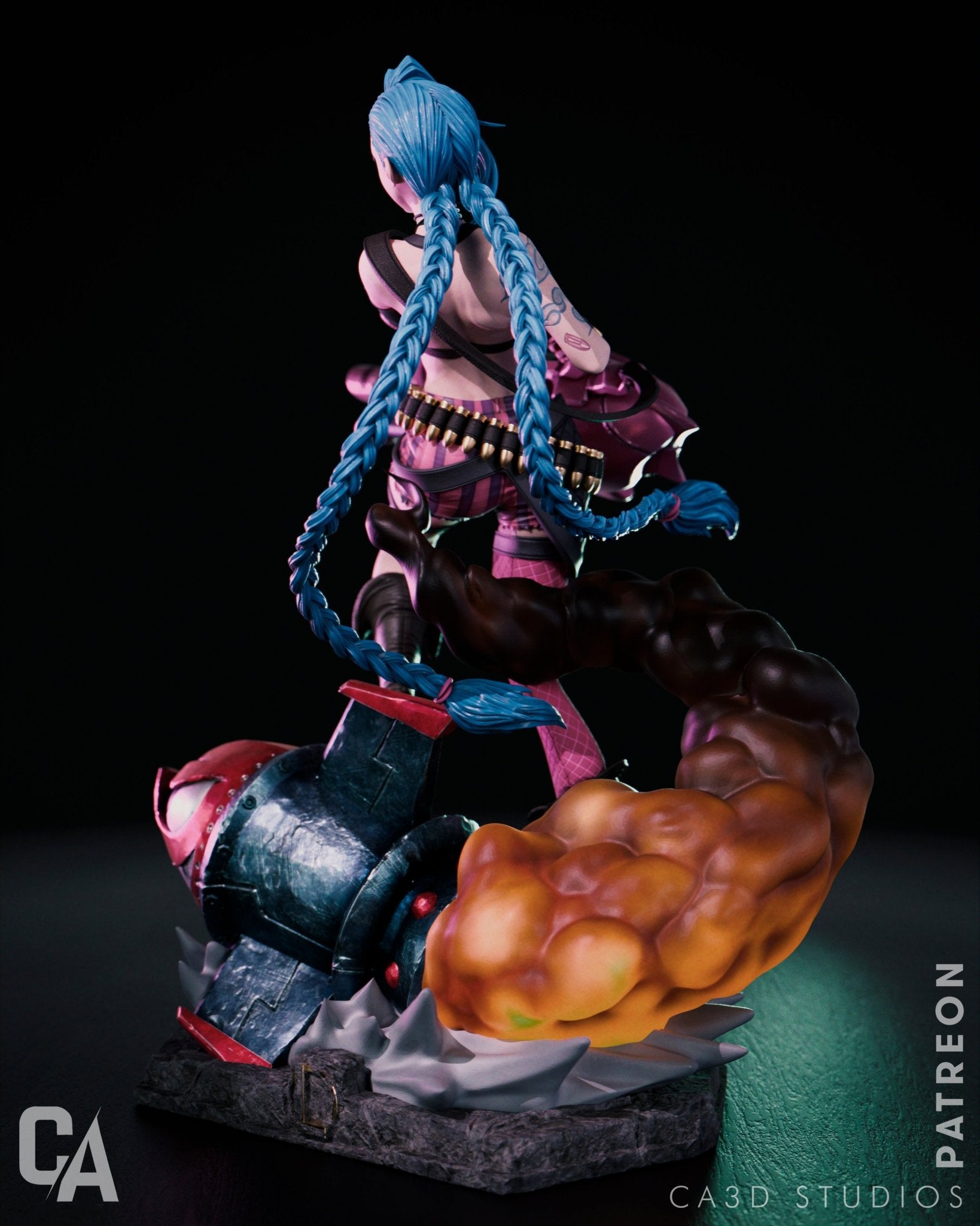 Jinx - CA 3D Studios - Dark Forge Arts