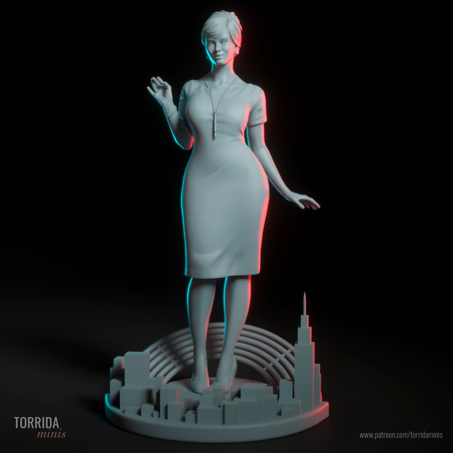 Joan Holloway - Torrida Minis - Dark Forge Arts