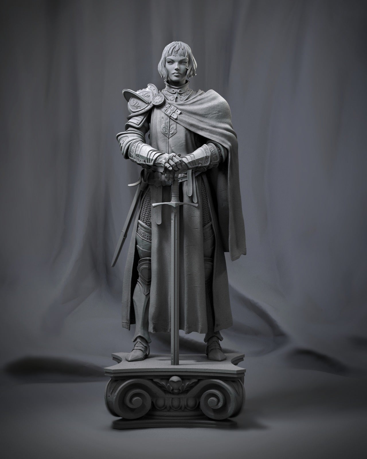 Joan of Arc - CA 3D Studios - Dark Forge Arts
