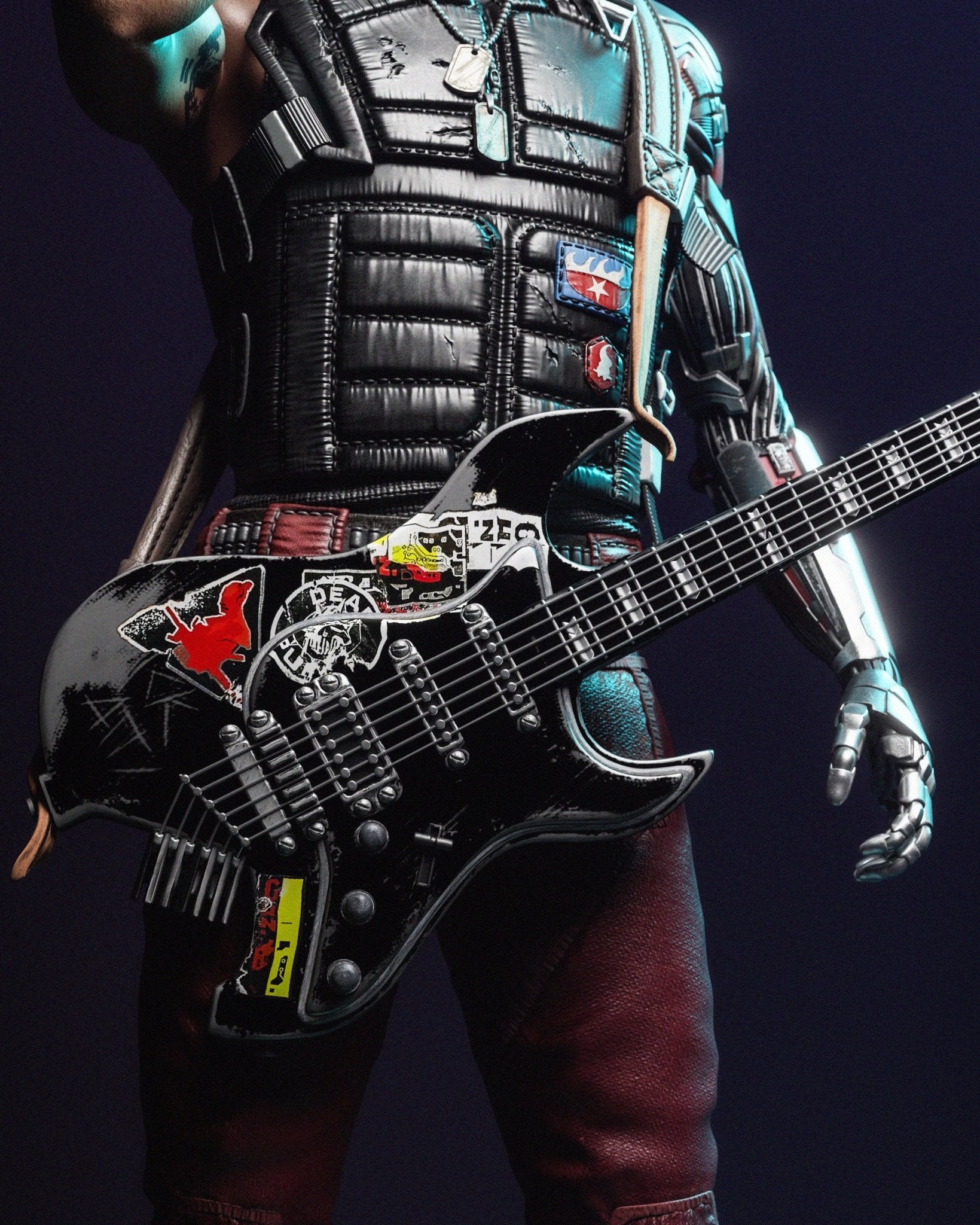 Johnny Silverhand - CA 3D Studios - Dark Forge Arts