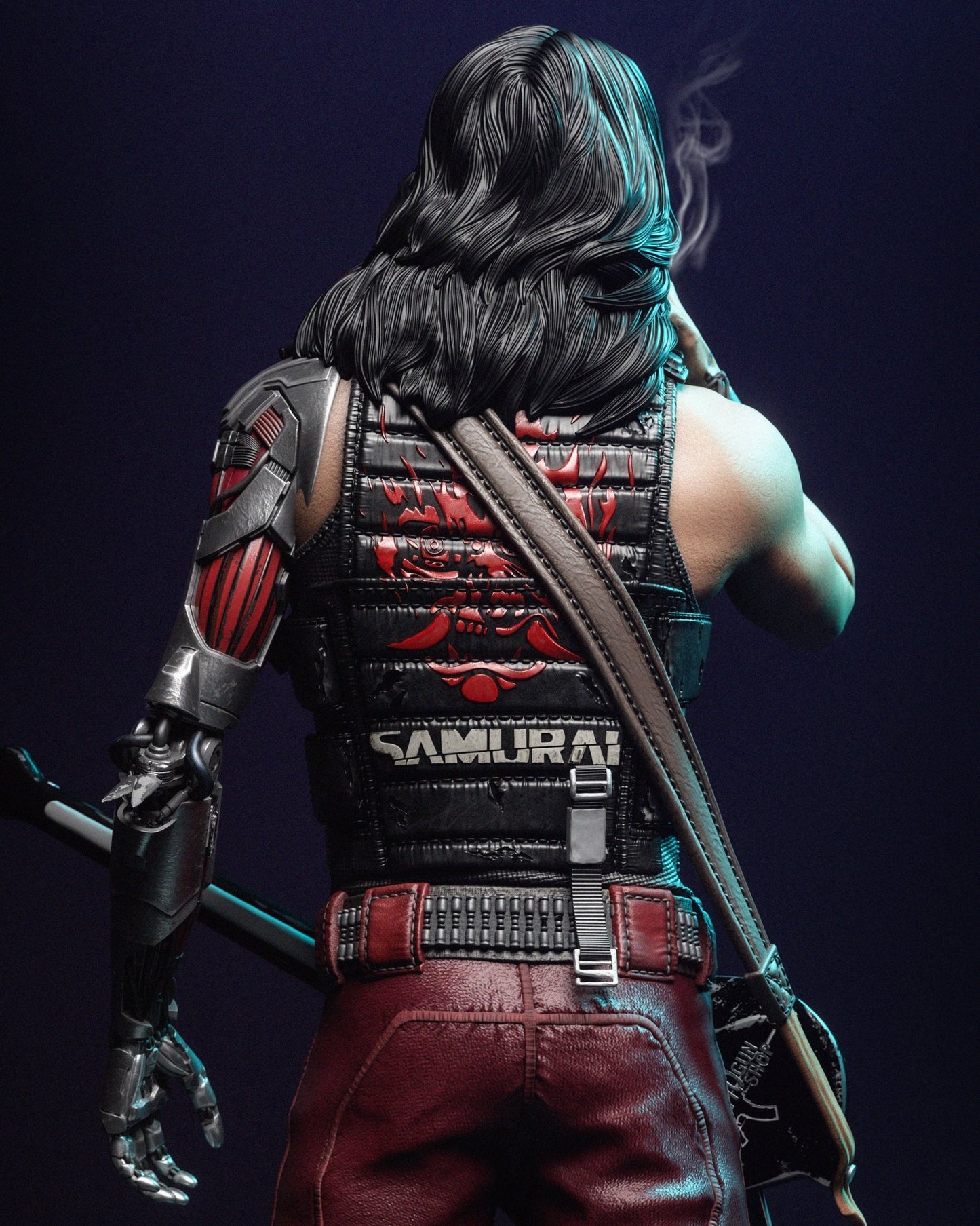 Johnny Silverhand - CA 3D Studios - Dark Forge Arts