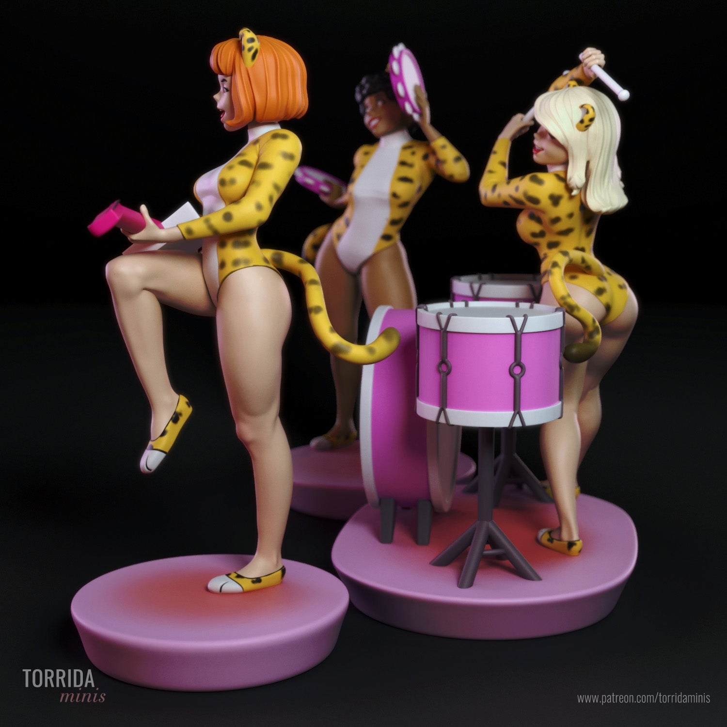 Josie and the Pussycats - Torrida Minis - Dark Forge Arts