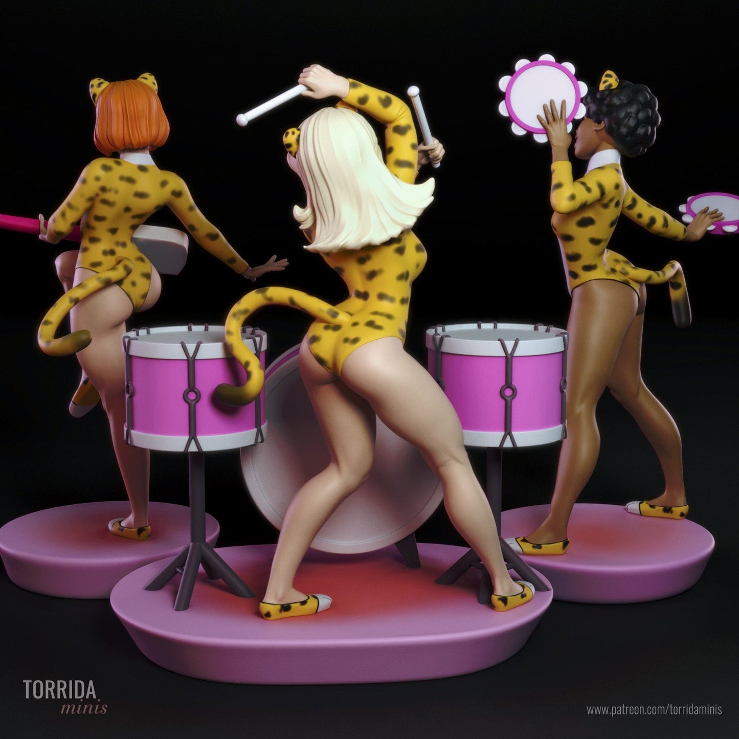 Josie and the Pussycats - Torrida Minis - Dark Forge Arts