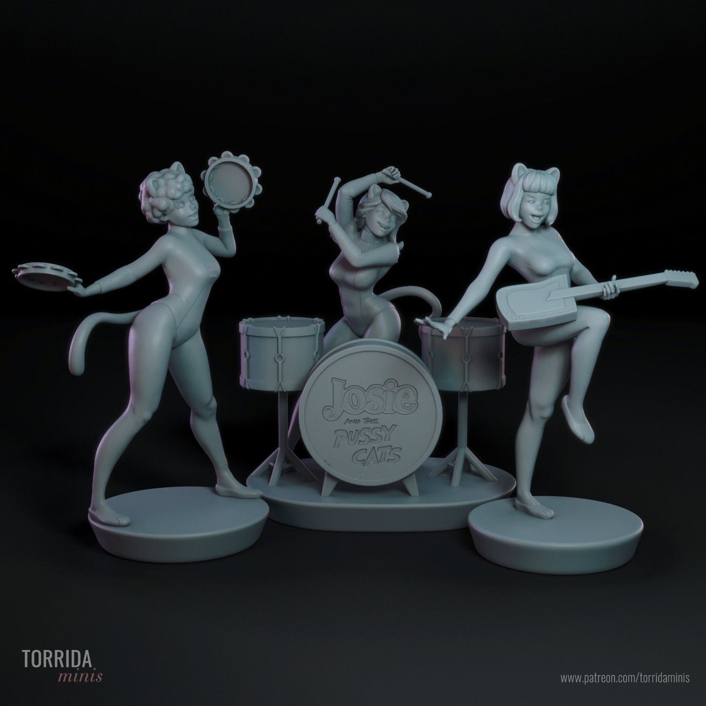 Josie and the Pussycats - Torrida Minis - Dark Forge Arts