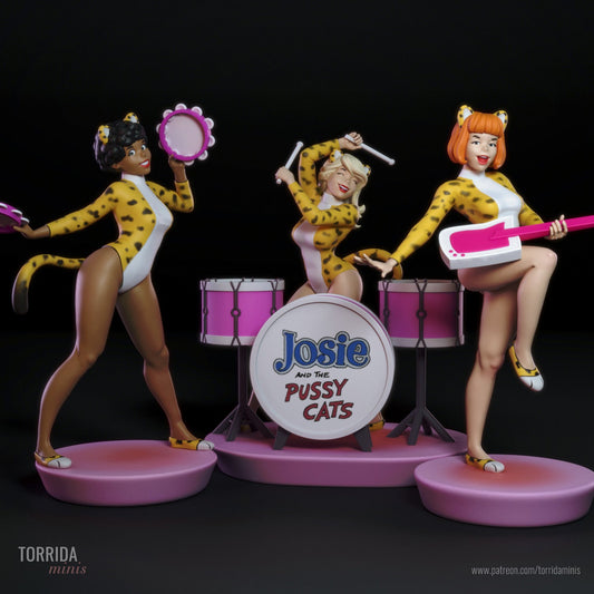 Josie and the Pussycats - Torrida Minis - Dark Forge Arts