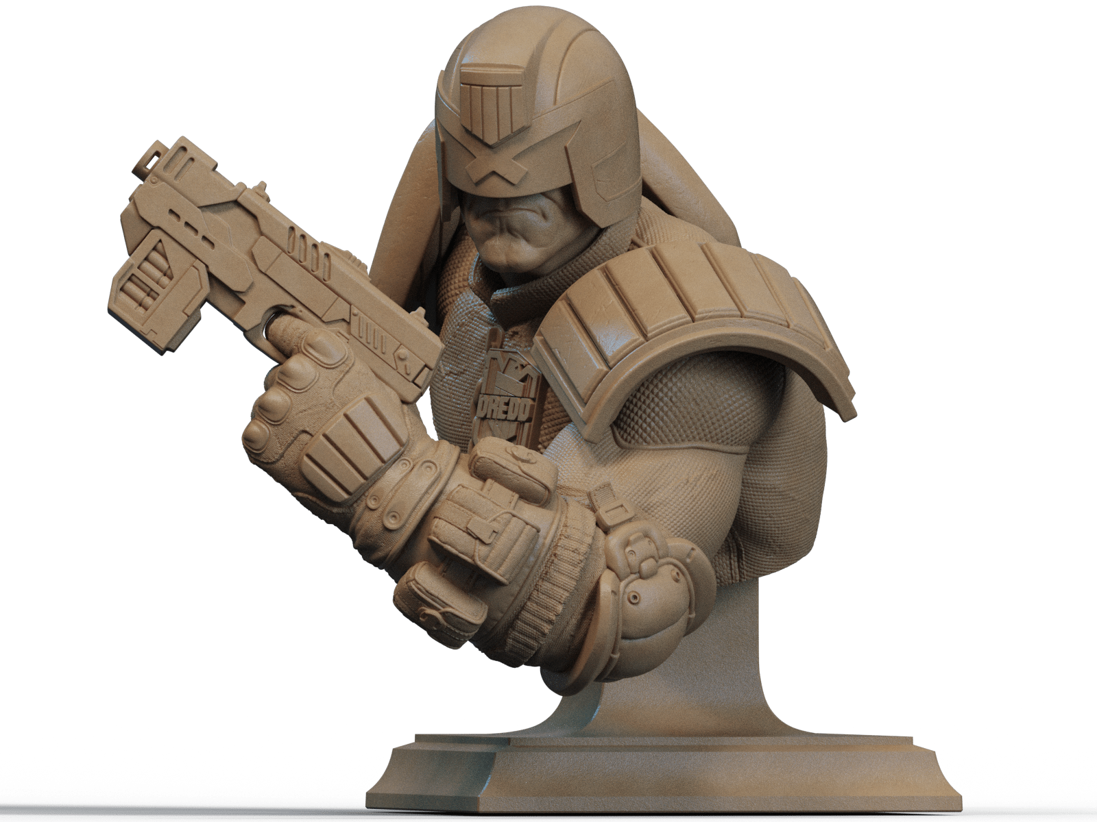 Judge Dredd - CA 3D Studios - Dark Forge Arts