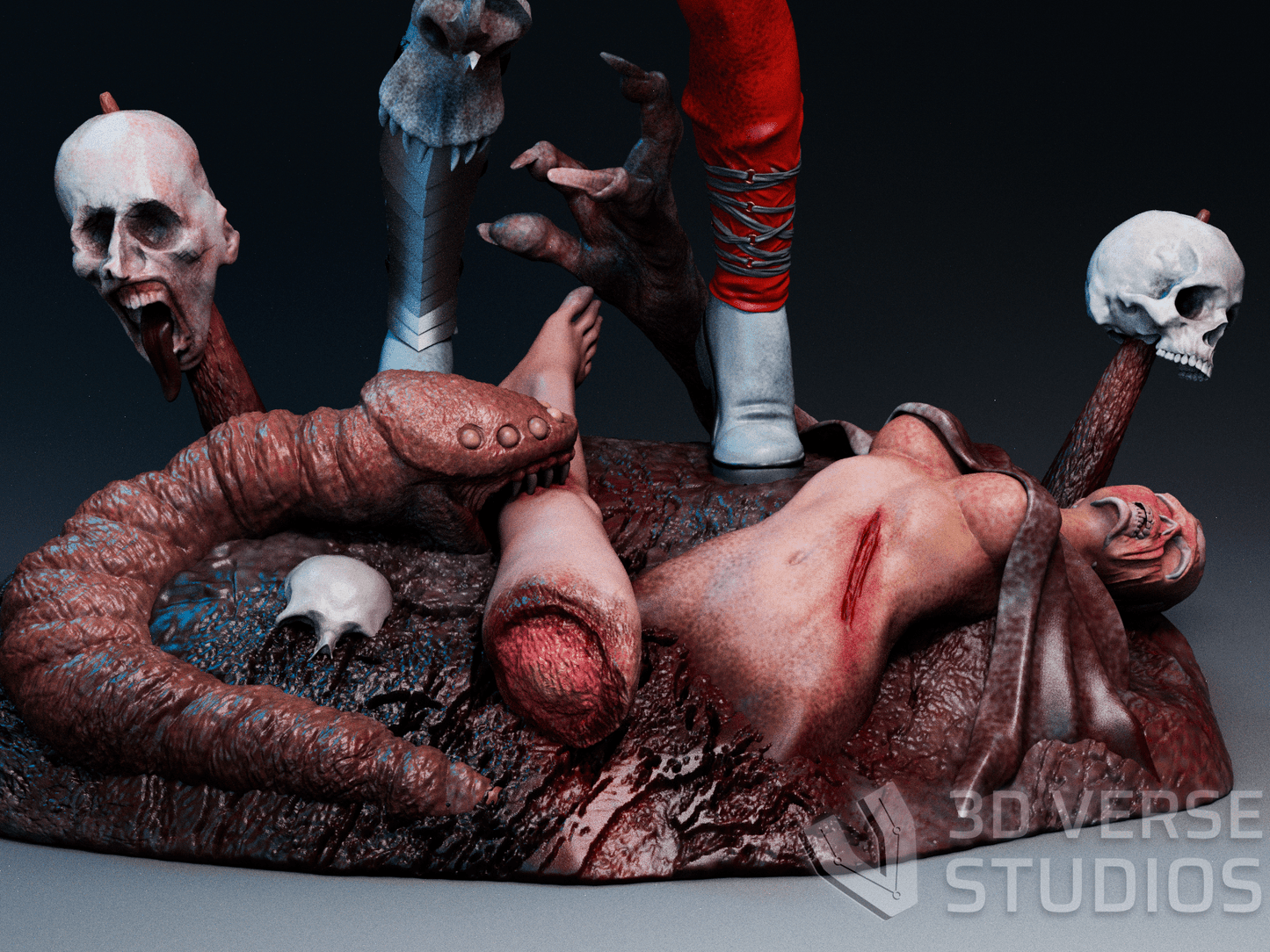 Julie Strain - CA 3D Studios - Dark Forge Arts