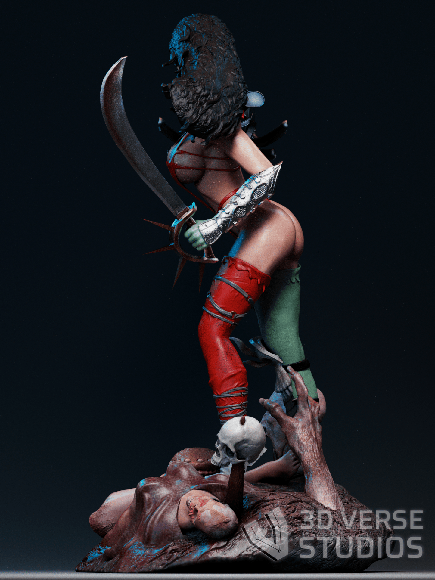 Julie Strain - CA 3D Studios - Dark Forge Arts