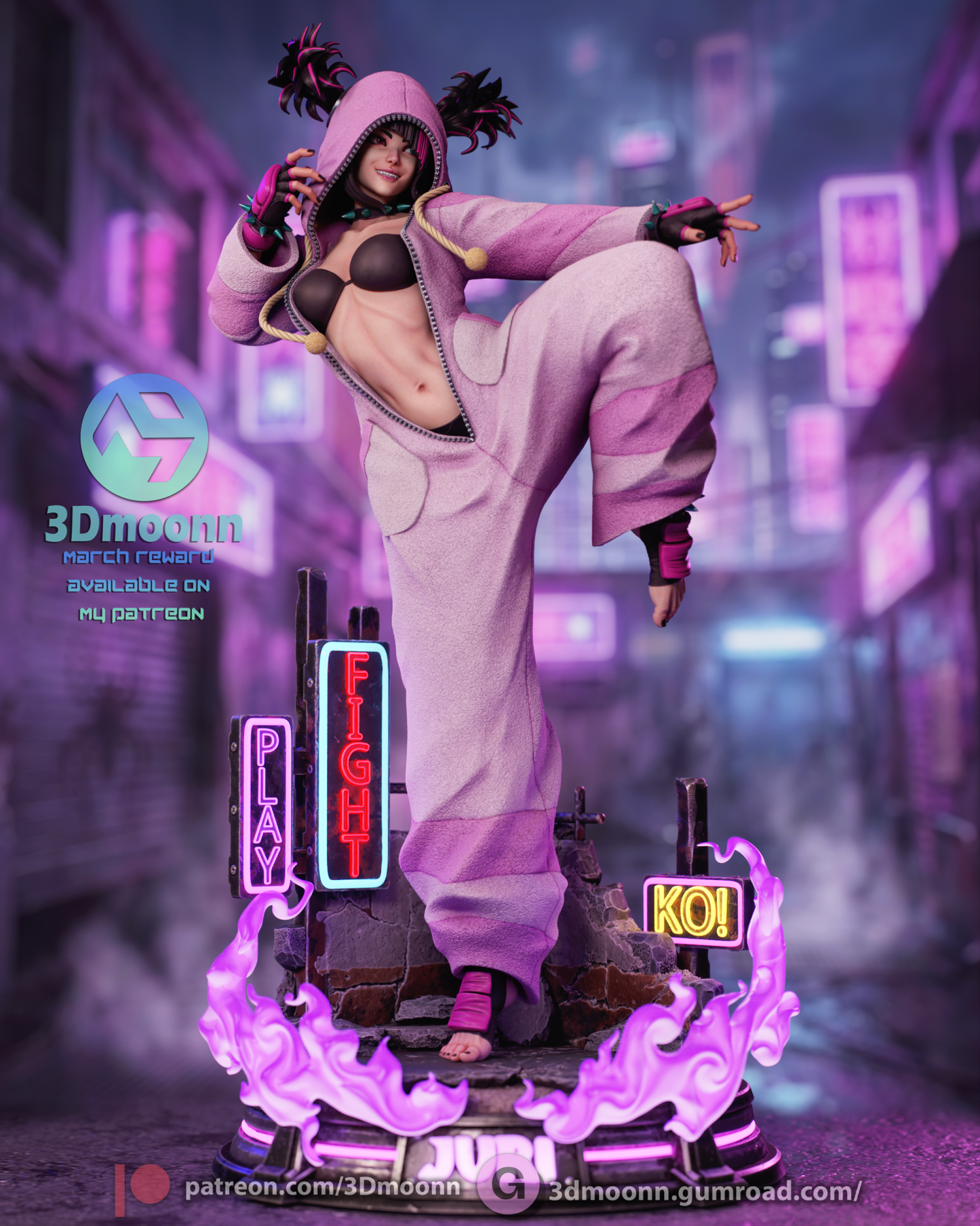Juri Han - 3DMoonn - Dark Forge Arts