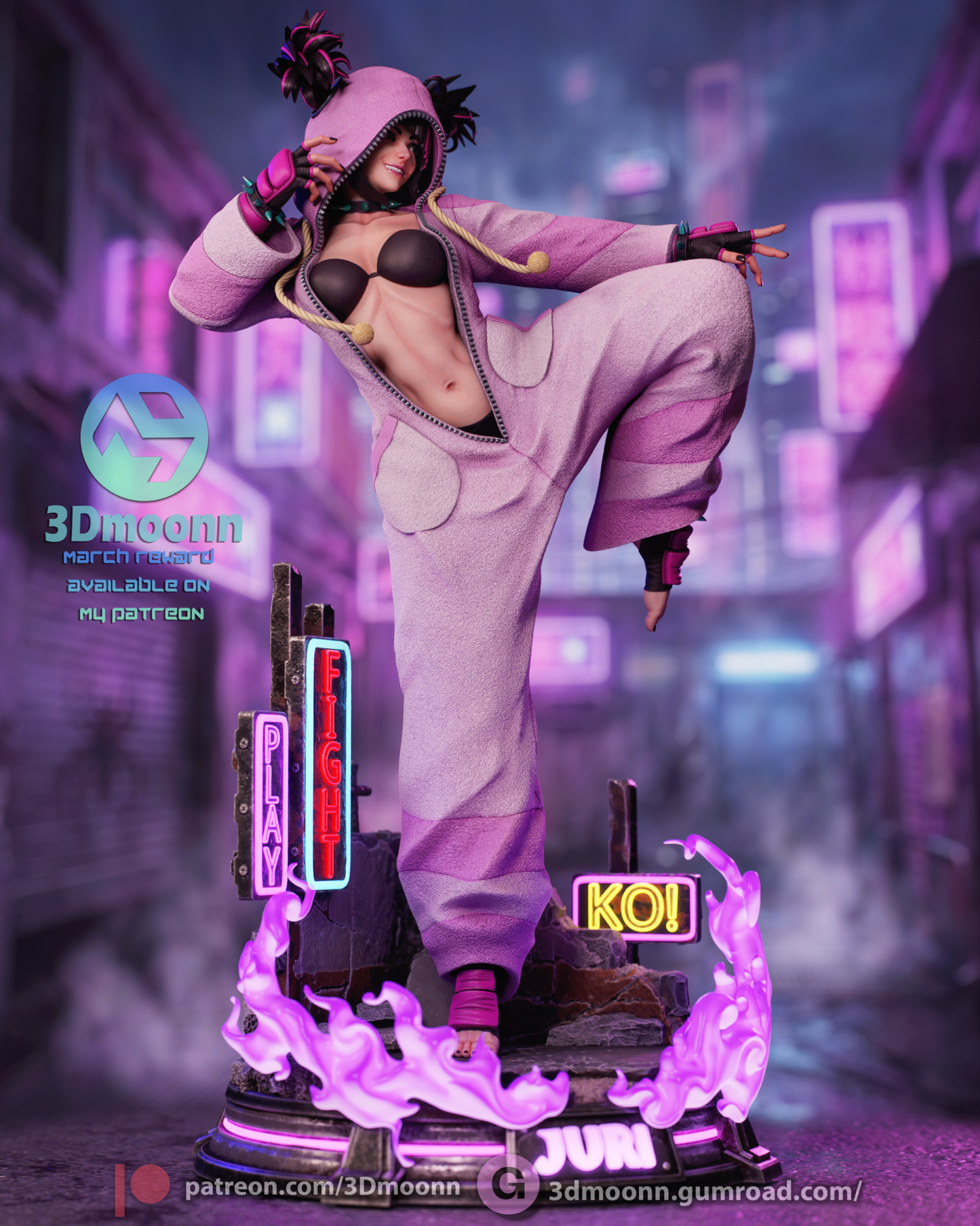 Juri Han - 3DMoonn - Dark Forge Arts