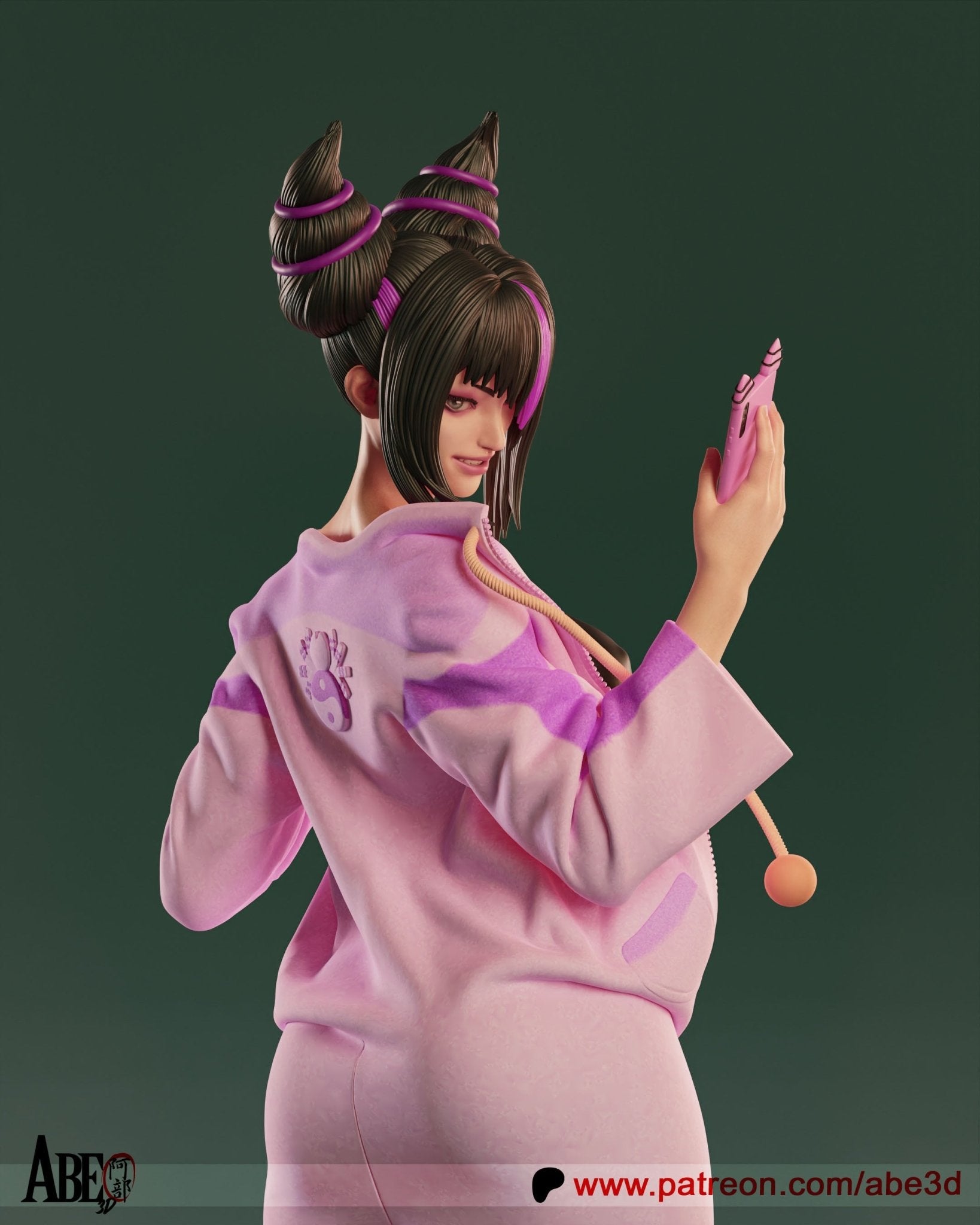 Juri Han Pajamas - Abe3D - Dark Forge Arts