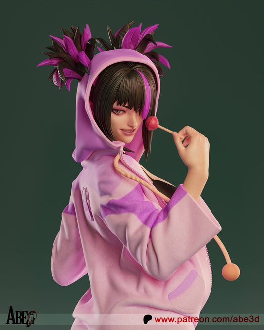 Juri Han Pajamas - Abe3D - Dark Forge Arts