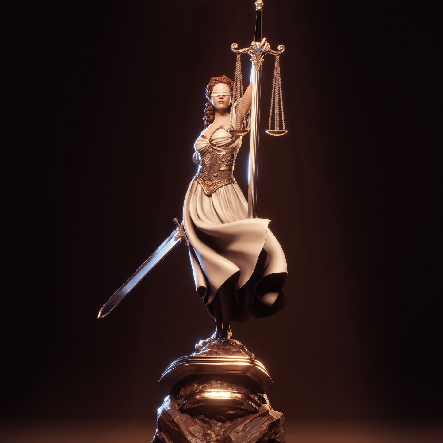 Justice - CA 3D Studios - Dark Forge Arts