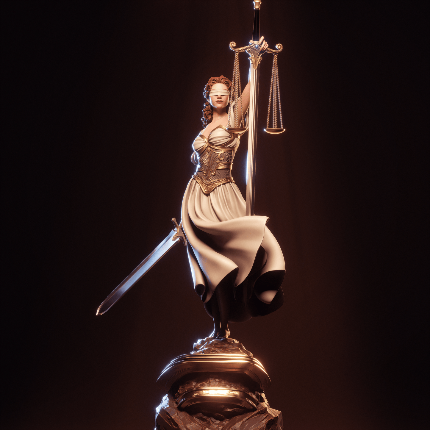 Justice - CA 3D Studios - Dark Forge Arts