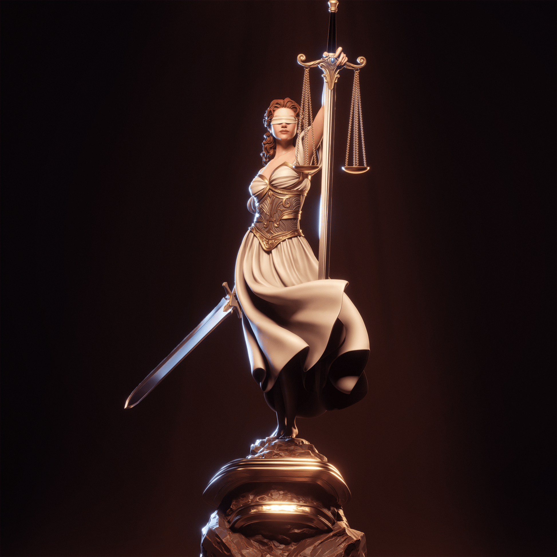 Justice - CA 3D Studios - Dark Forge Arts