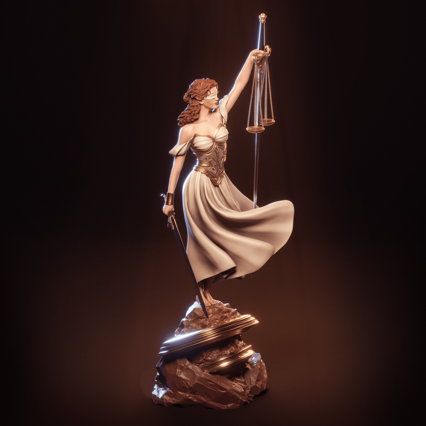 Justice - CA 3D Studios - Dark Forge Arts