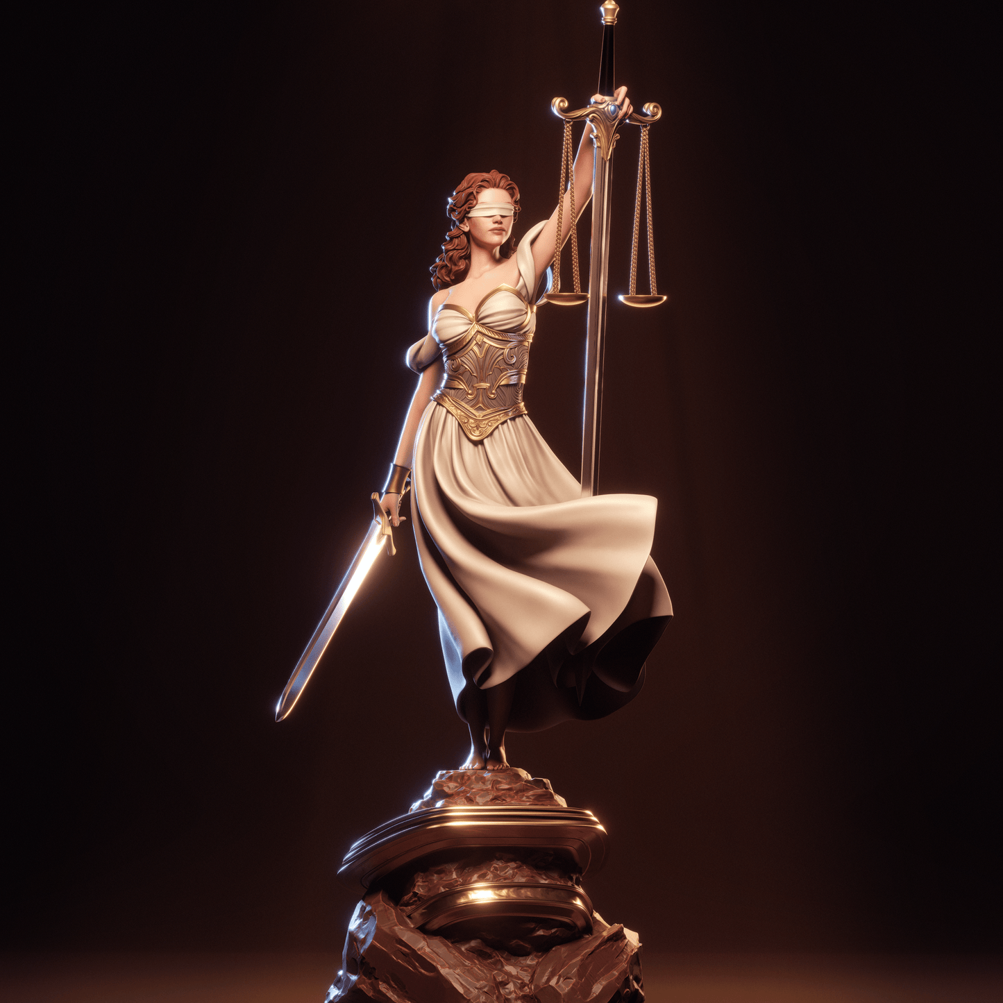 Justice - CA 3D Studios - Dark Forge Arts