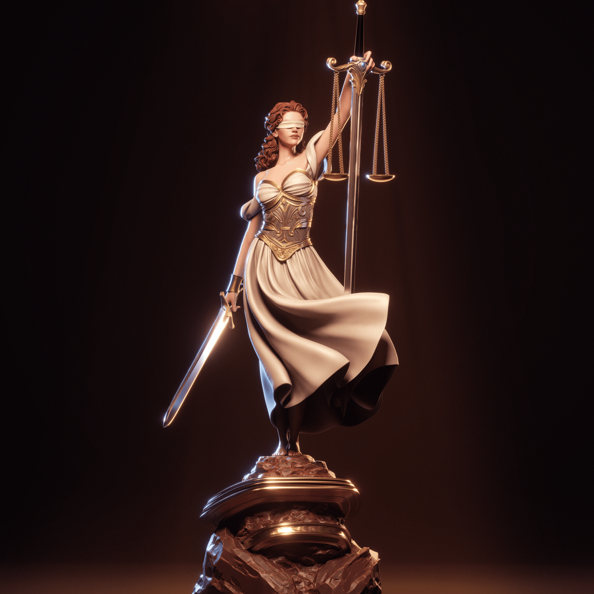 Justice - CA 3D Studios - Dark Forge Arts