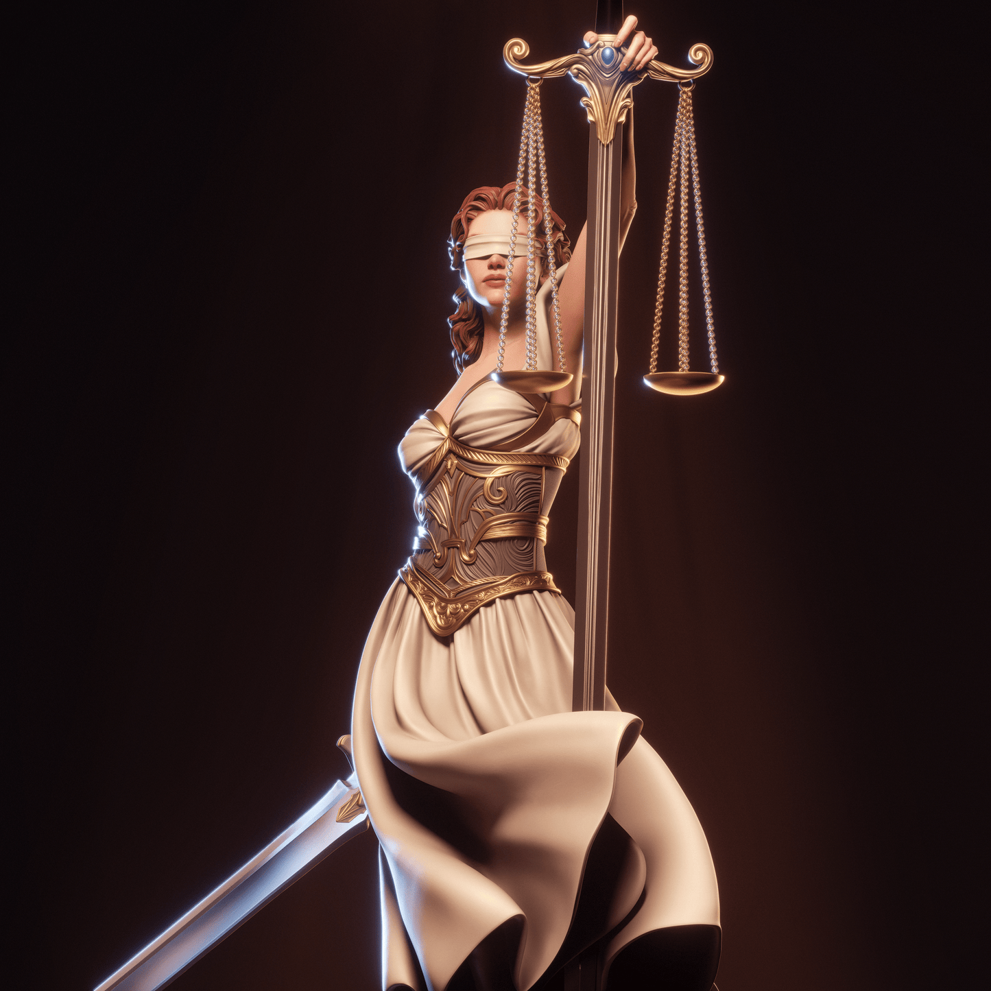 Justice - CA 3D Studios - Dark Forge Arts
