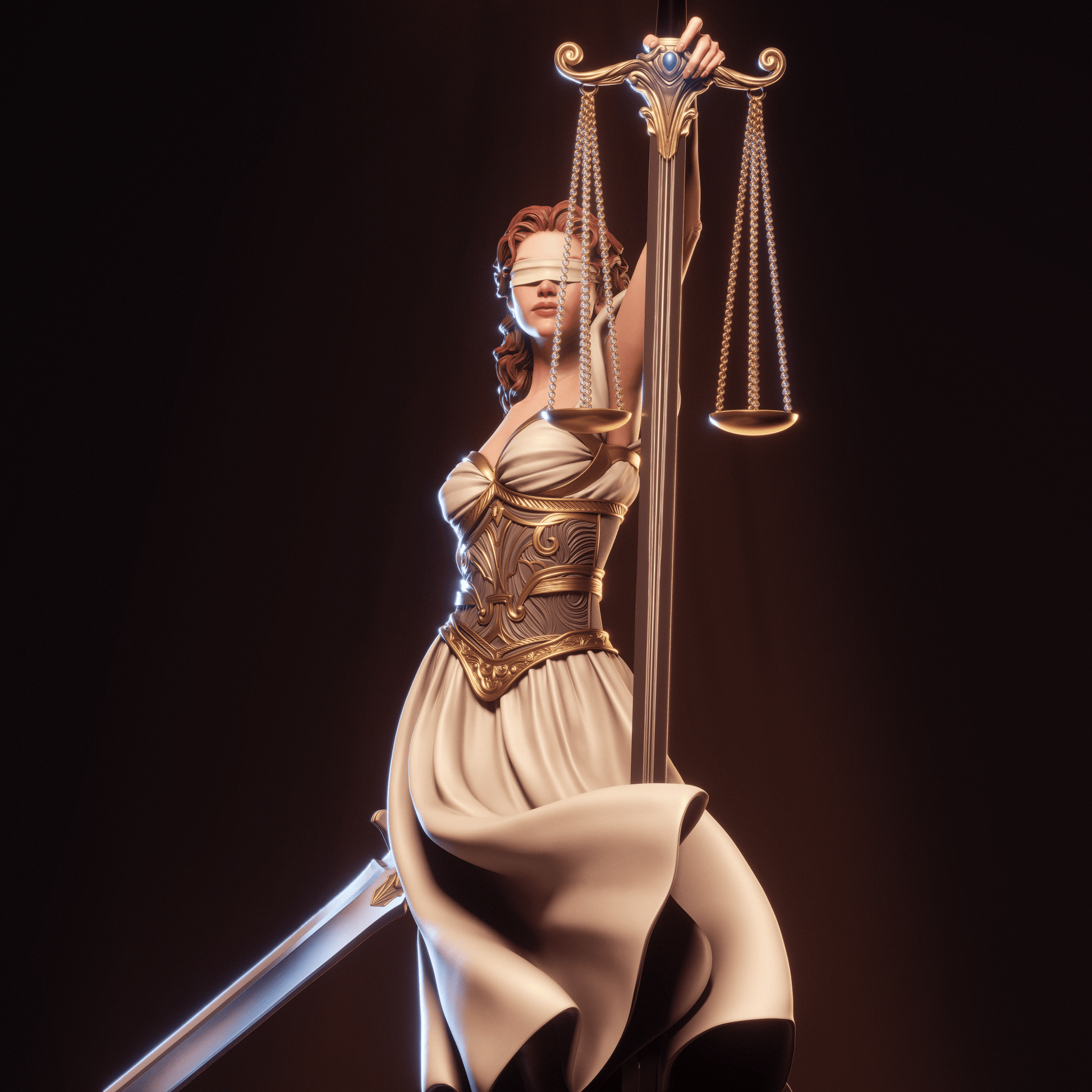 Justice - CA 3D Studios - Dark Forge Arts