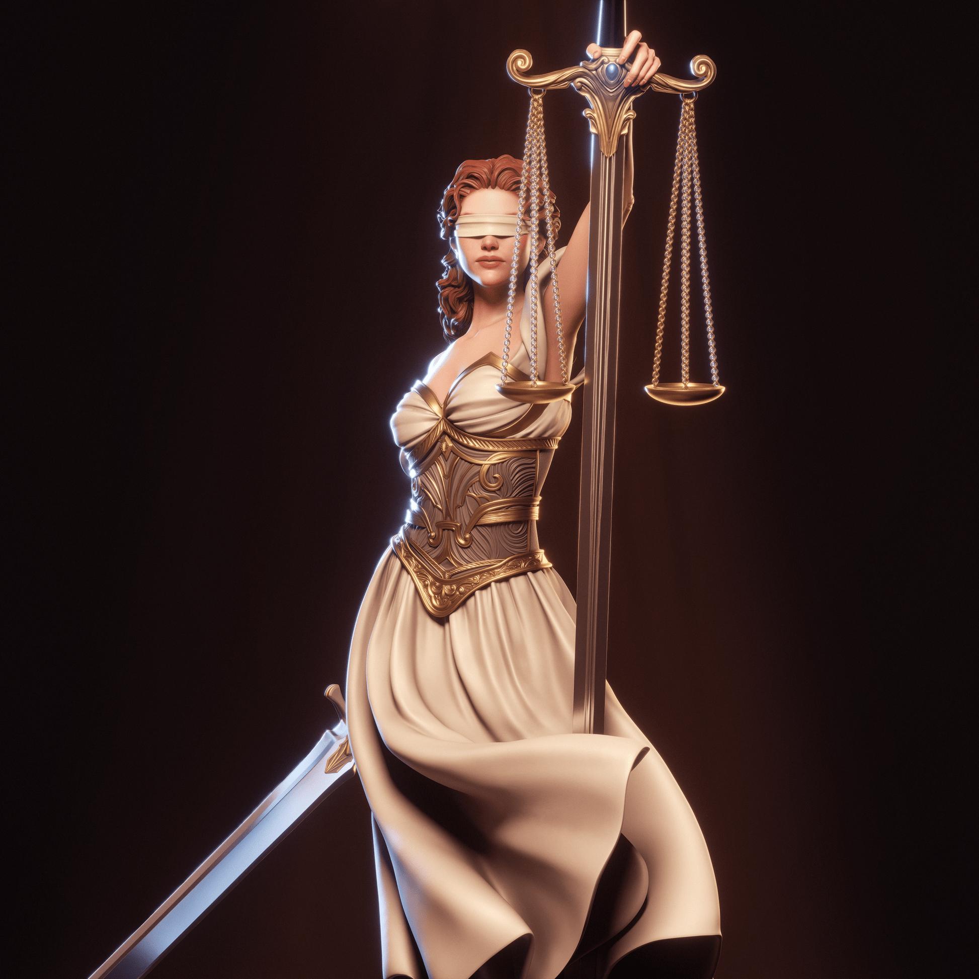 Justice - CA 3D Studios - Dark Forge Arts
