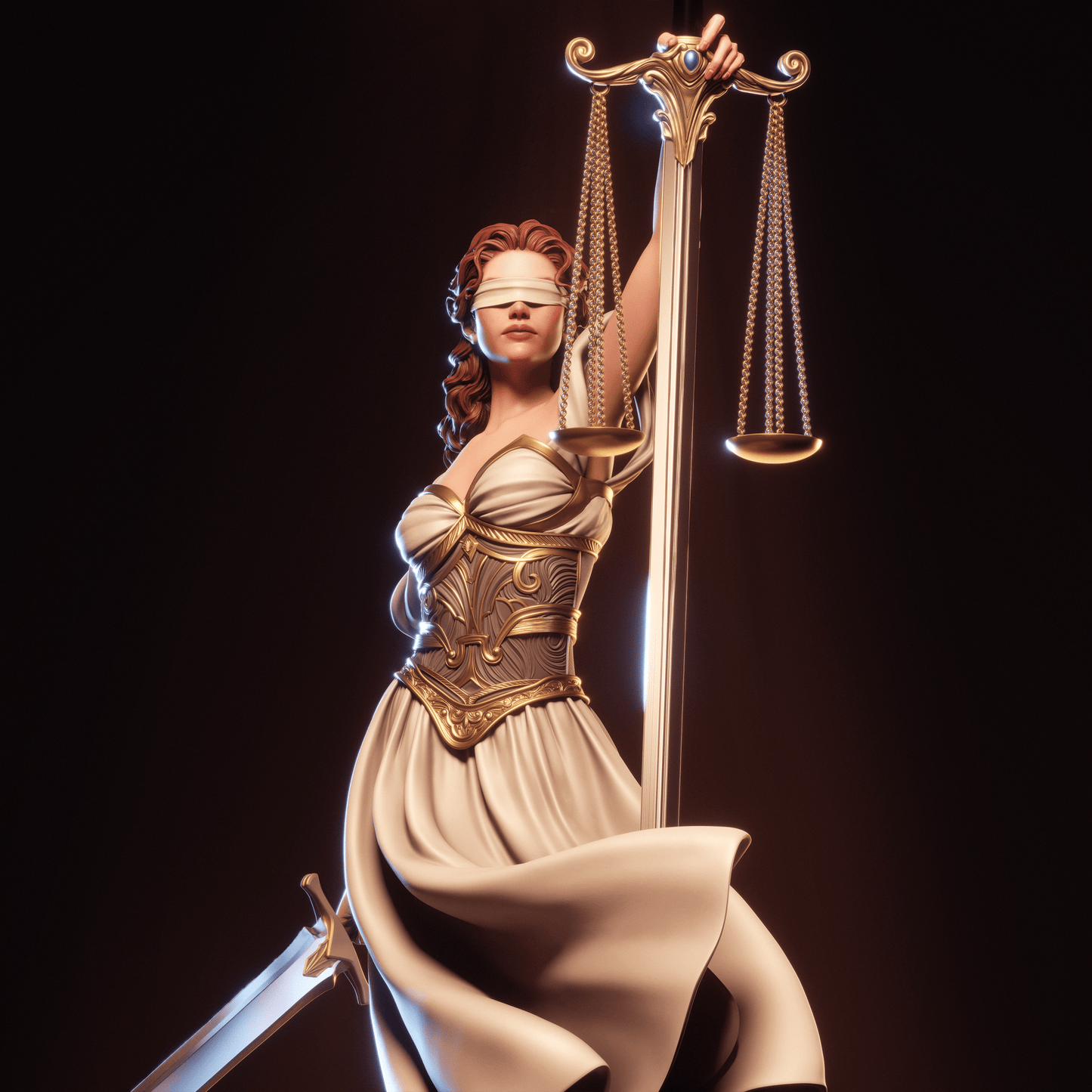 Justice - CA 3D Studios - Dark Forge Arts