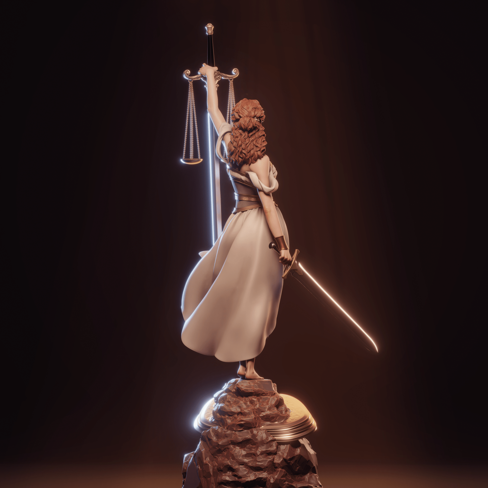 Justice - CA 3D Studios - Dark Forge Arts