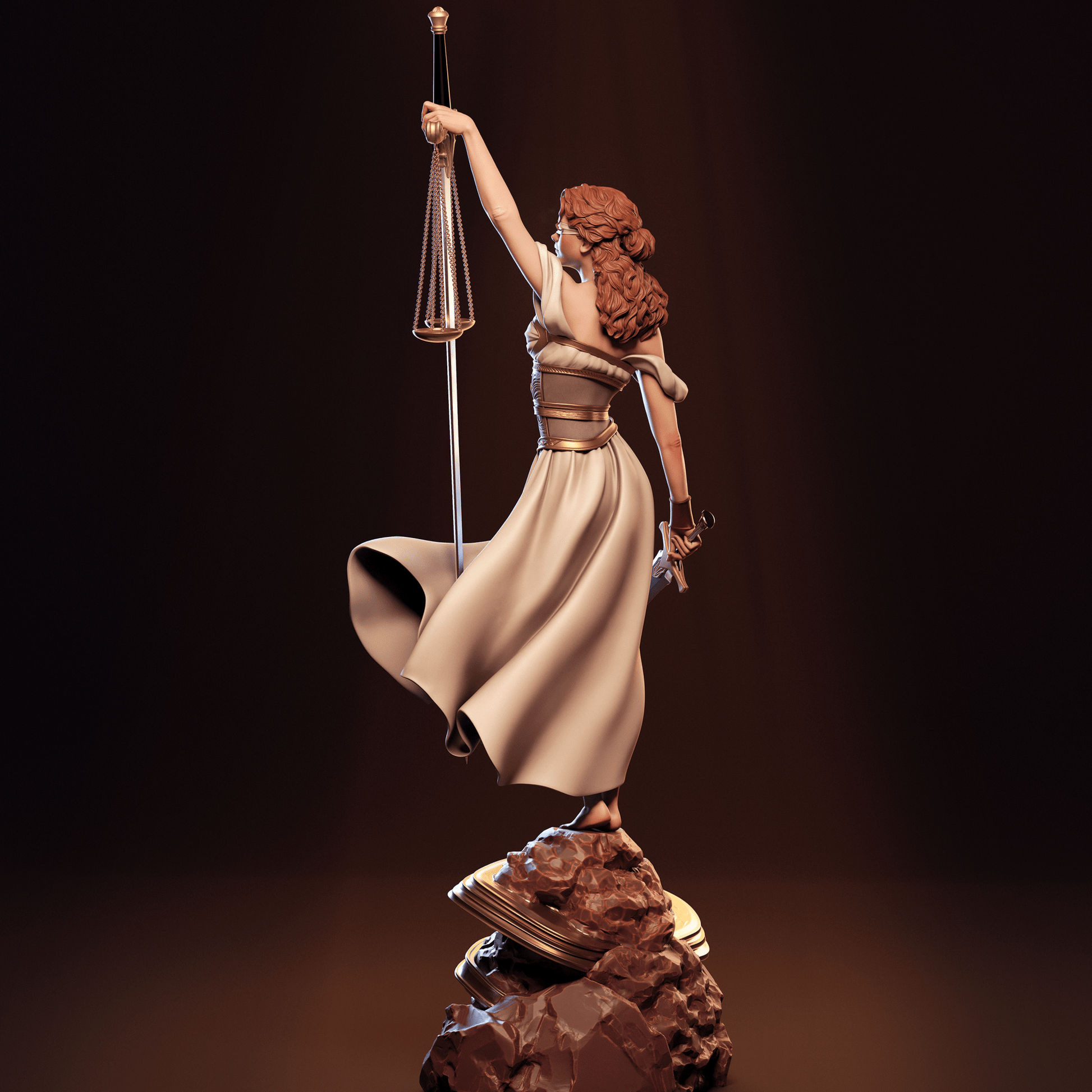 Justice - CA 3D Studios - Dark Forge Arts