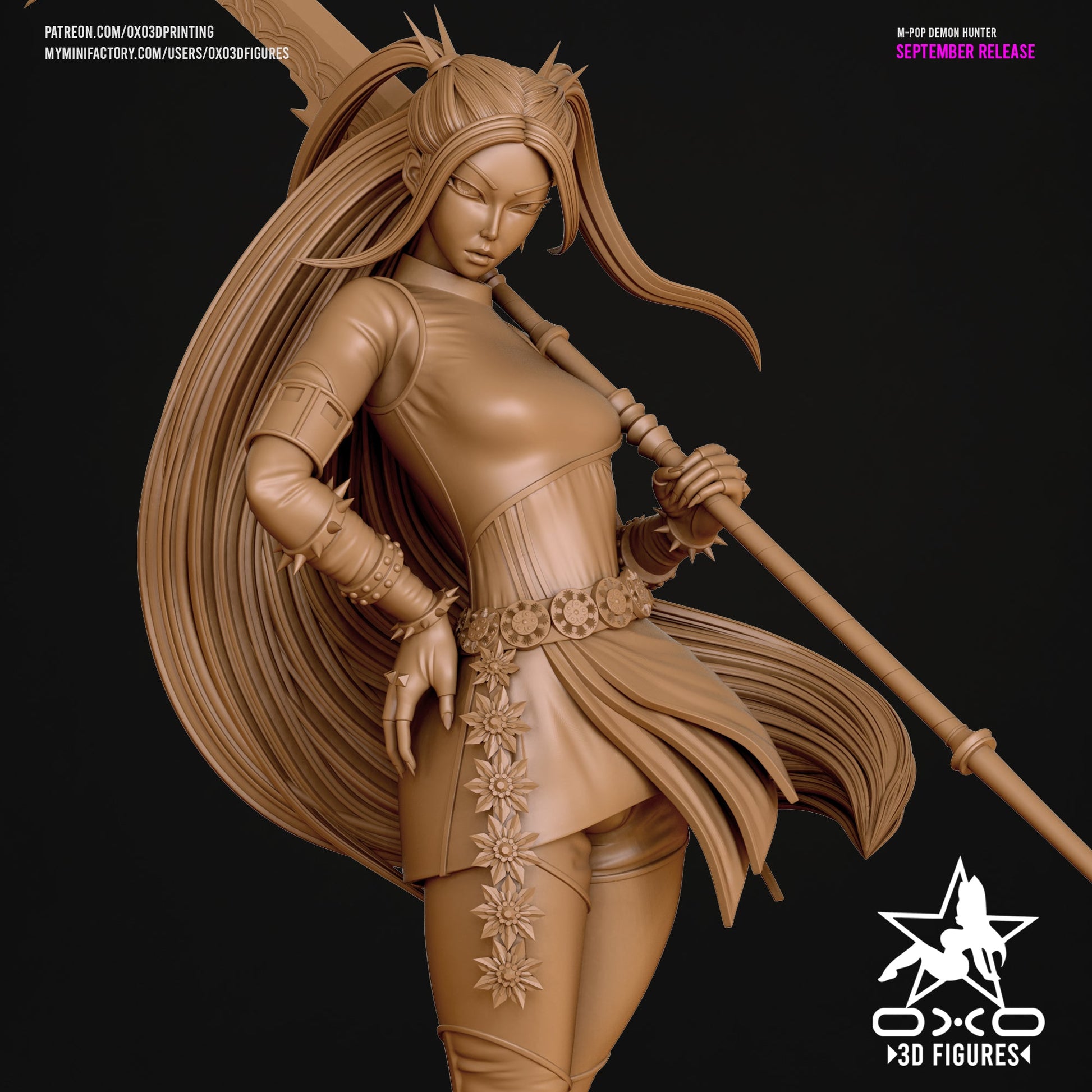 K - pop Demon Hunter Mira - OXO3D - Dark Forge Arts