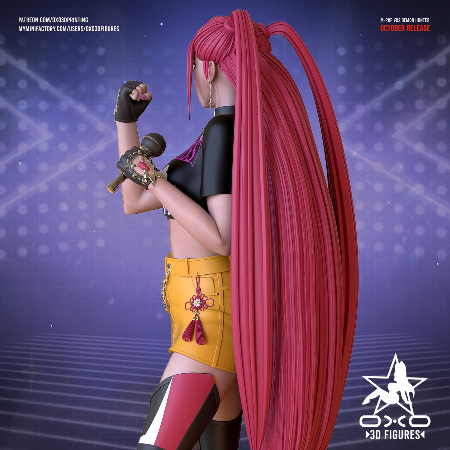 K - pop Demon Hunter Mira - OXO3D - Dark Forge Arts
