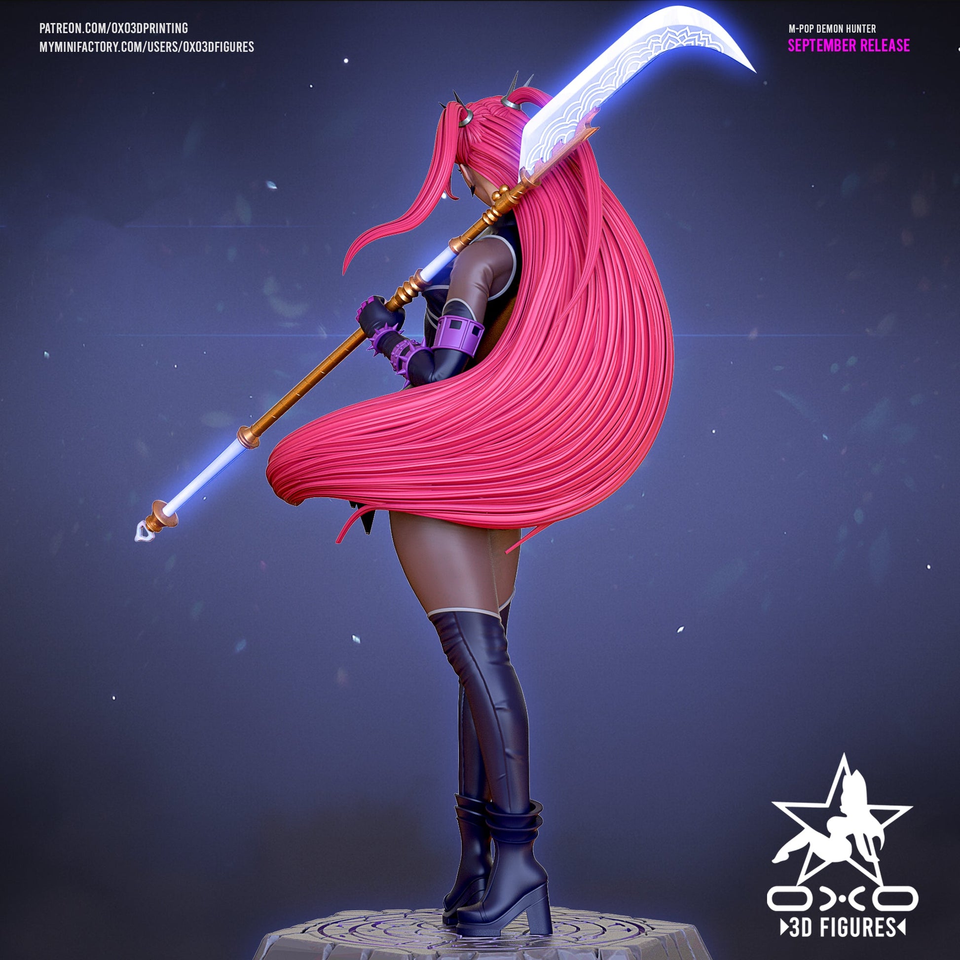 K - pop Demon Hunter Mira - OXO3D - Dark Forge Arts