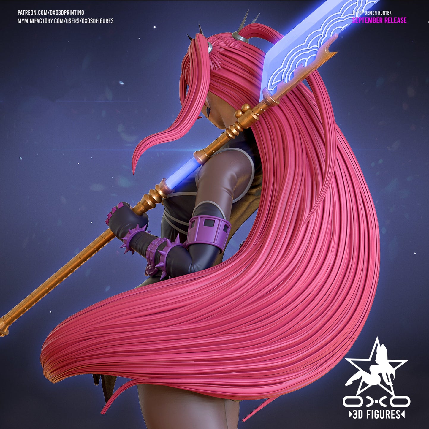 K - pop Demon Hunter Mira - OXO3D - Dark Forge Arts