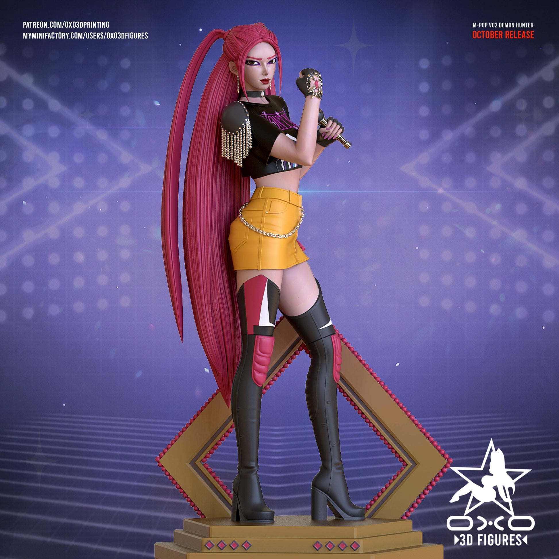 K - pop Demon Hunter Mira - OXO3D - Dark Forge Arts