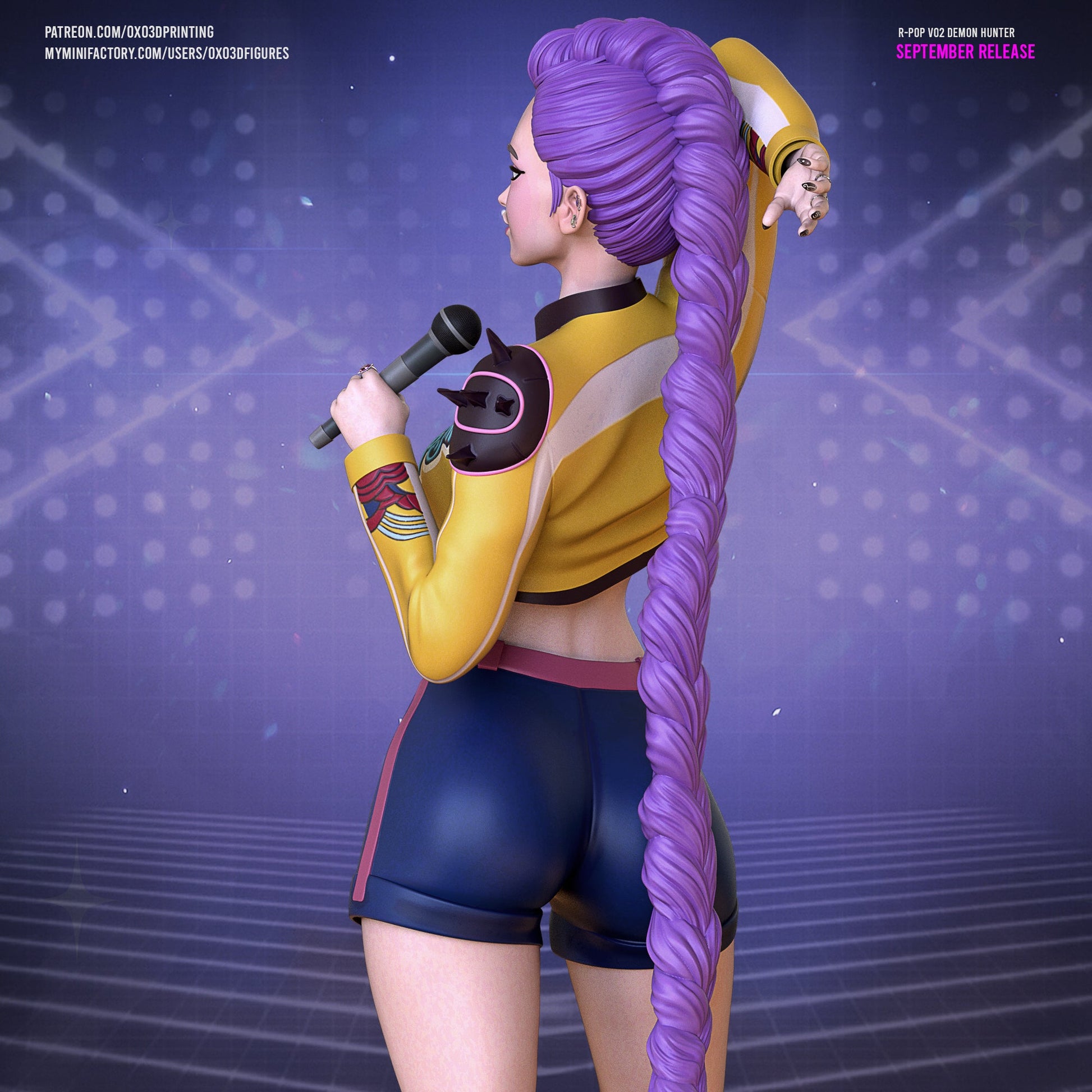 K - Pop Demon Hunter Rumi - OXO3D - Dark Forge Arts