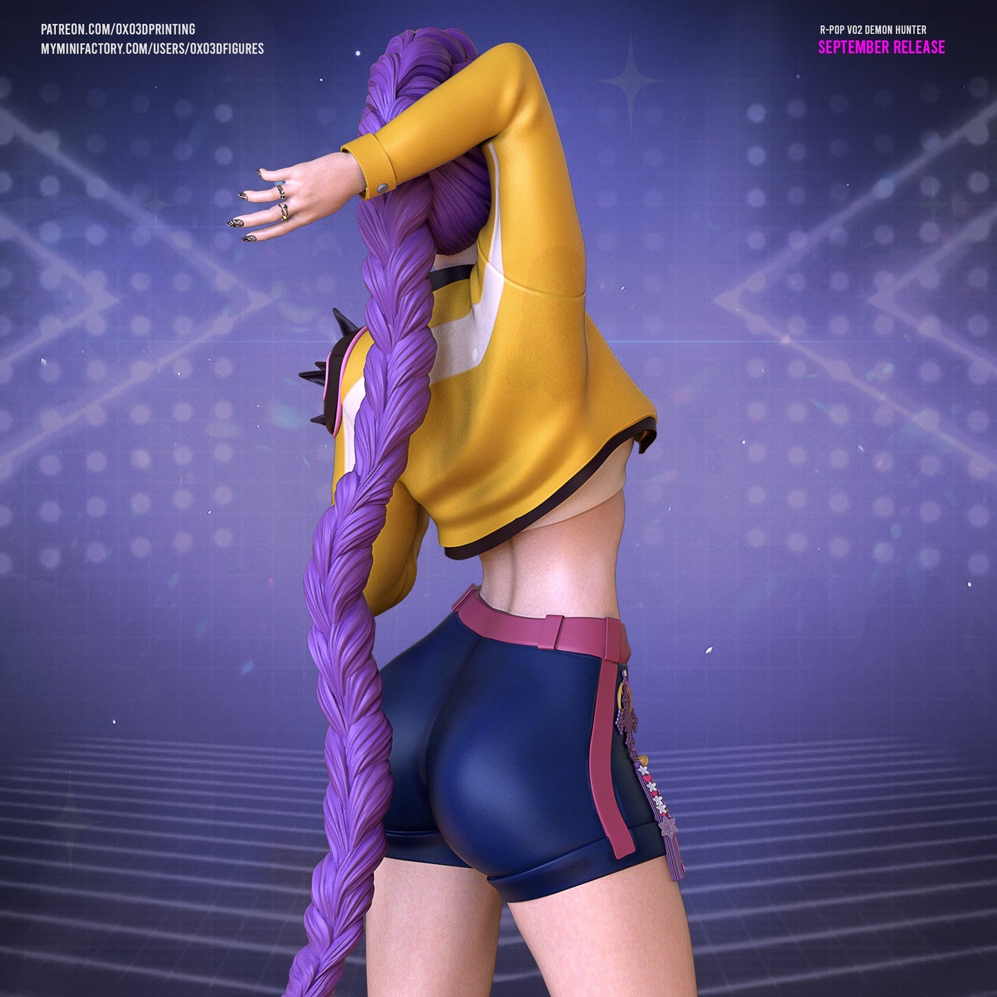 K - Pop Demon Hunter Rumi - OXO3D - Dark Forge Arts