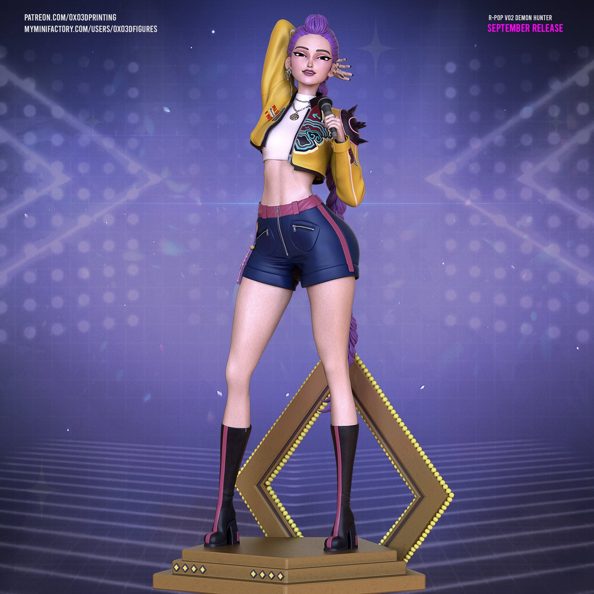 K - Pop Demon Hunter Rumi - OXO3D - Dark Forge Arts